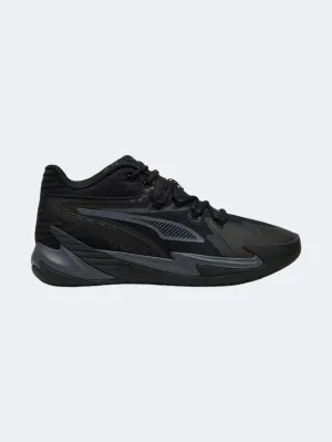 Puma Dagger Men Basketball Sneakers Black/Galactic Grey Essential mens casual shoes for comfort