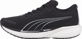 Puma Deviate Nitro 2 WIDE FIT Mens Running Shoes - Black Puma Deviate Nitro design