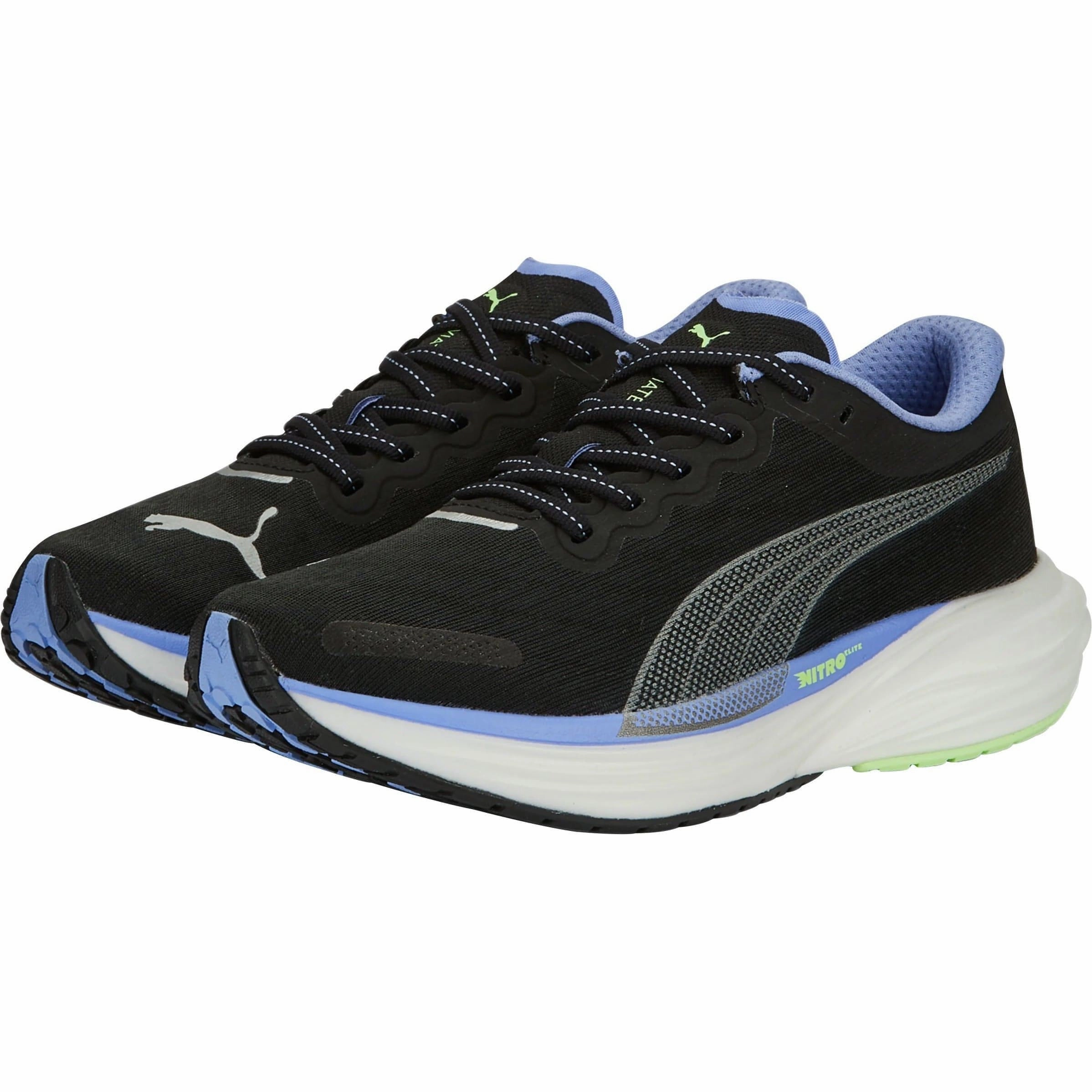 Puma Deviate Nitro 2 Womens Running Shoes - Black Elite Speed Runners