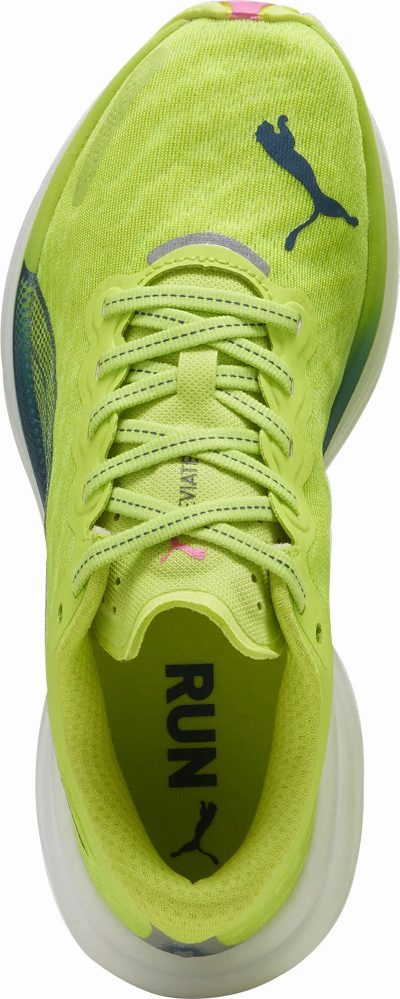 Puma Deviate Nitro 2 Womens Running Shoes - Green Bold Sneakers