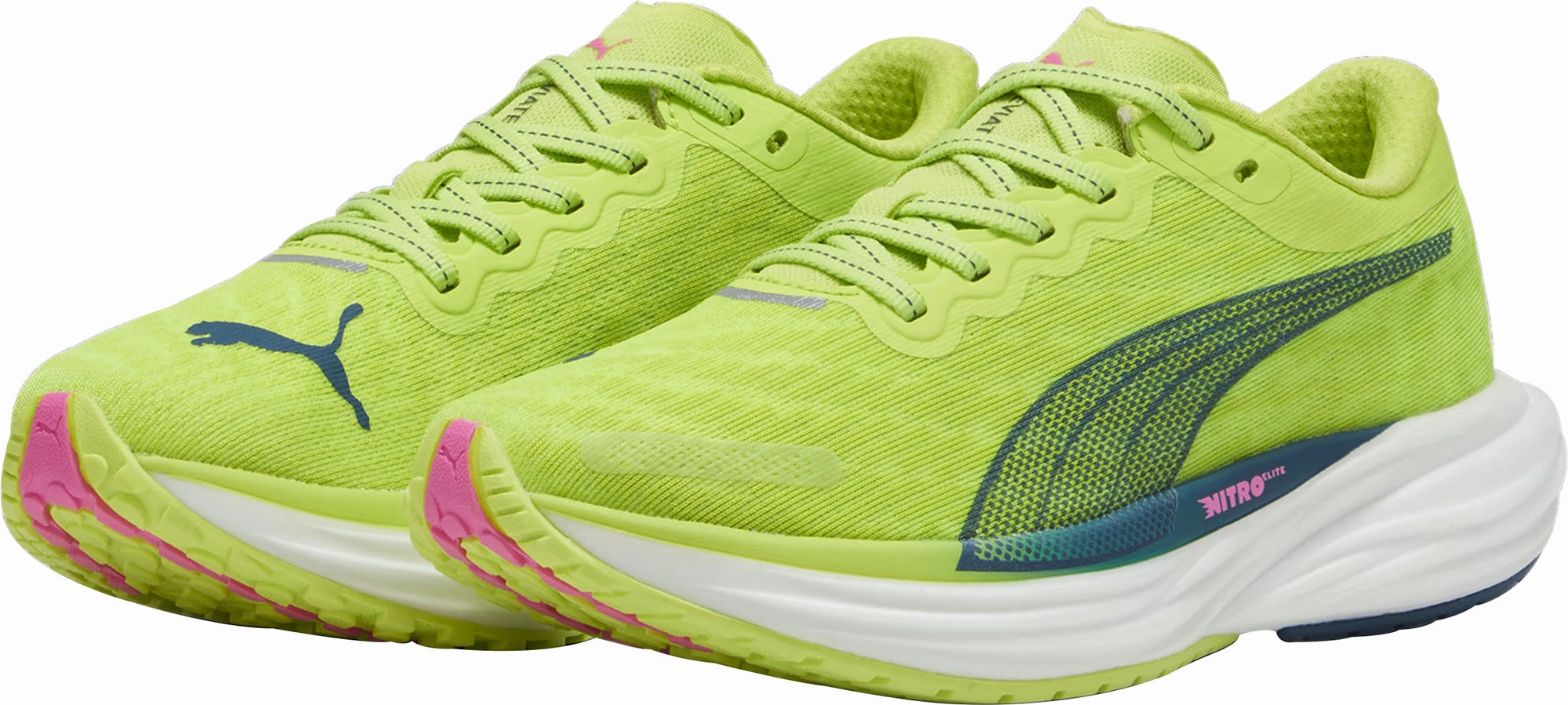 Puma Deviate Nitro 2 Womens Running Shoes - Green Elite Speed Runners