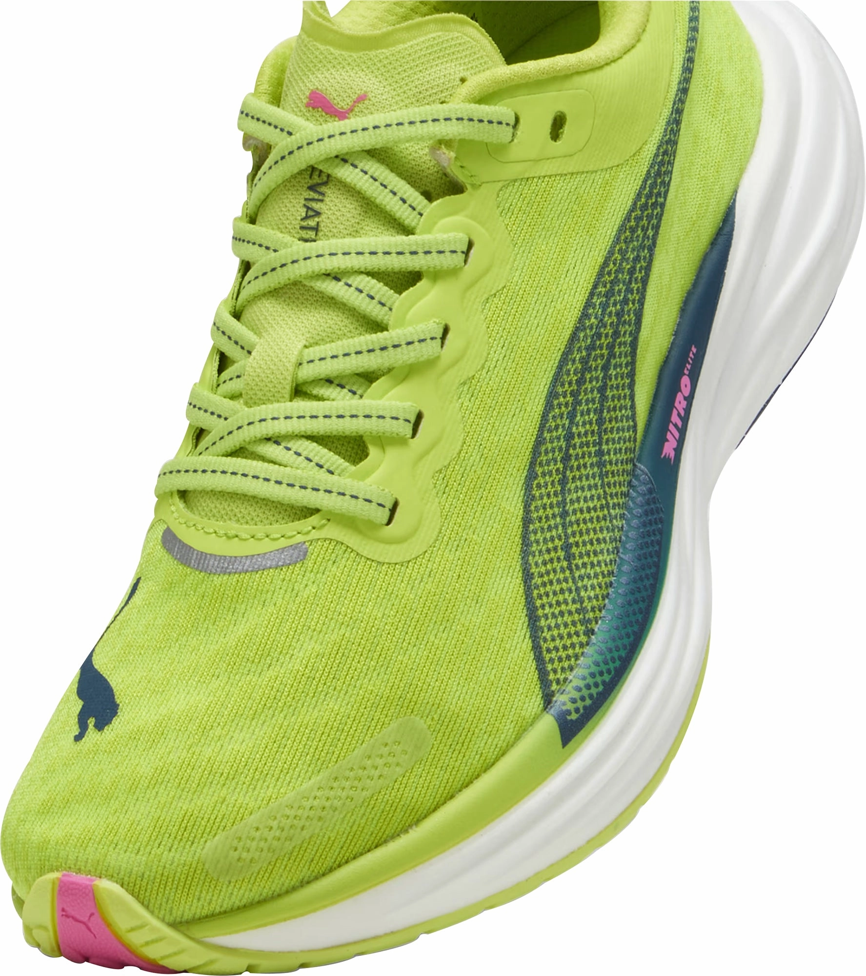 Puma Deviate Nitro 2 Womens Running Shoes - Green Elite Speed Runners