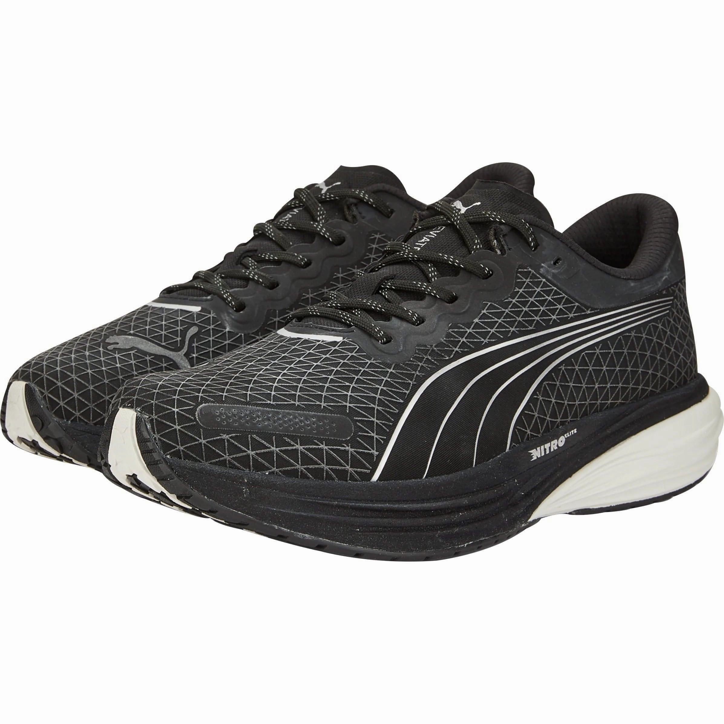 Puma Deviate Nitro 2 WTR Mens Running Shoes - Black Elite Speed Runners