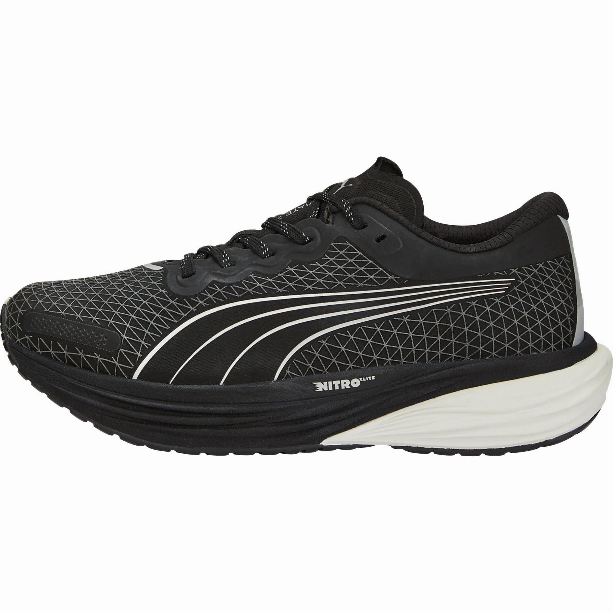 Puma Deviate Nitro 2 WTR Womens Running Shoes - Black Puma Deviate Nitro design