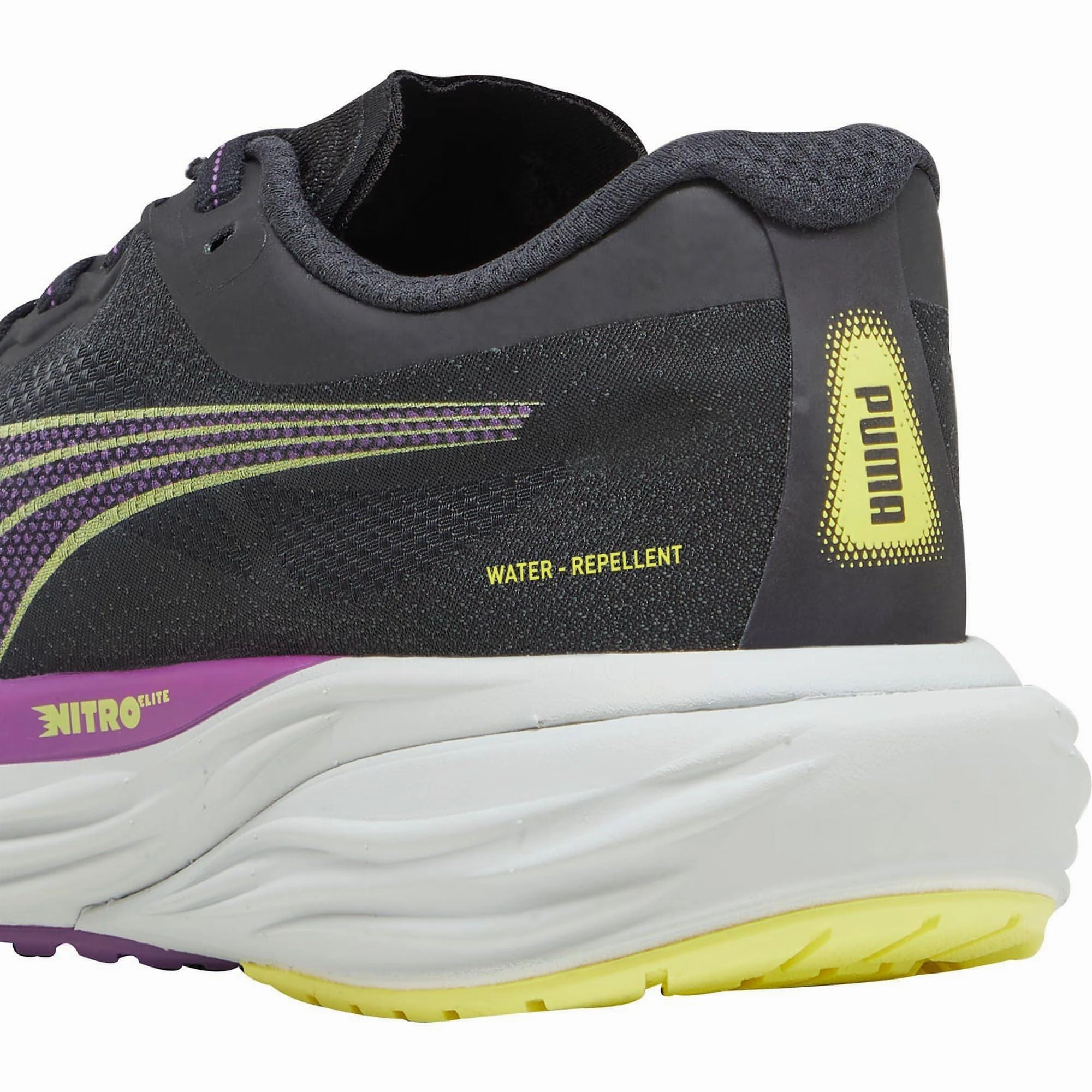 Puma Deviate Nitro 2 WTRepel Womens Running Shoes - Black Elite Speed Runners