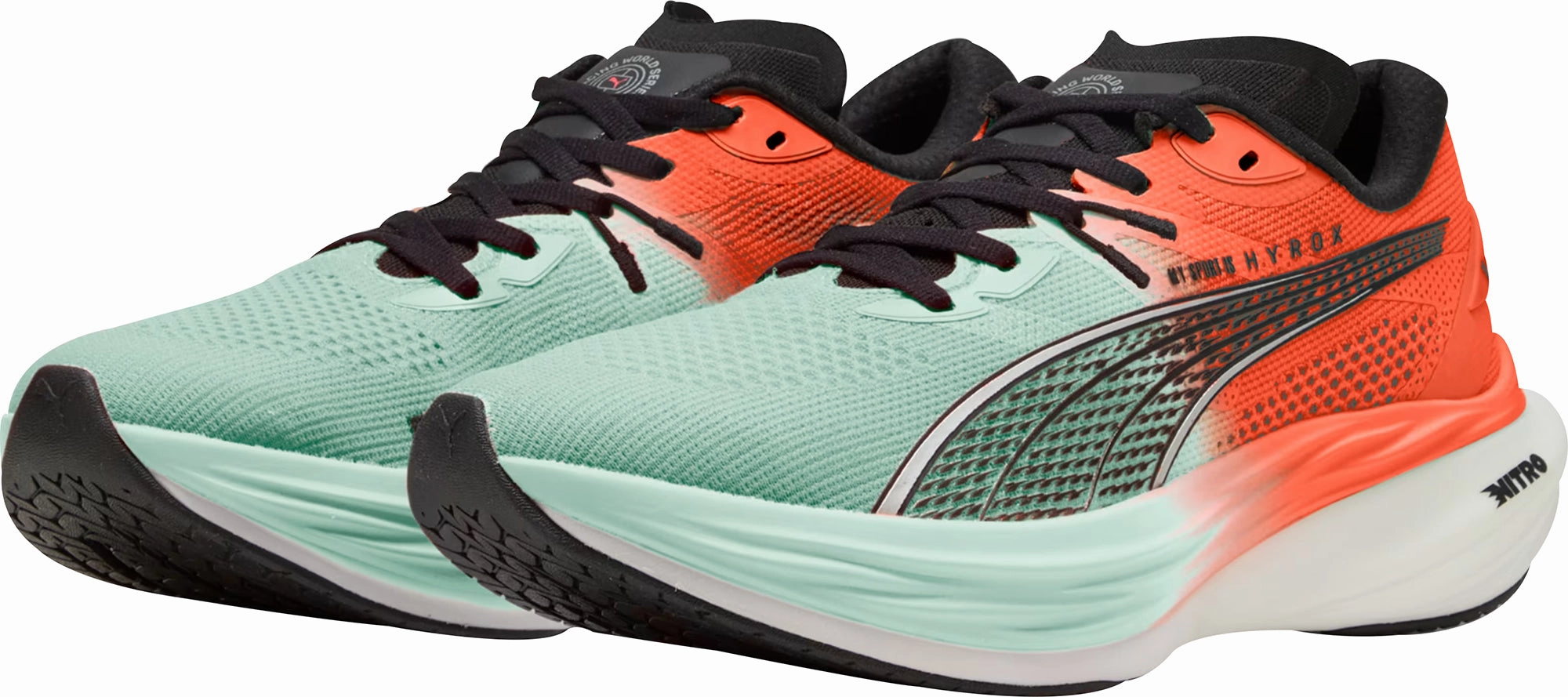 Puma Deviate Nitro 3 HYROX Womens Running Shoes - Green Elite Speed Runners