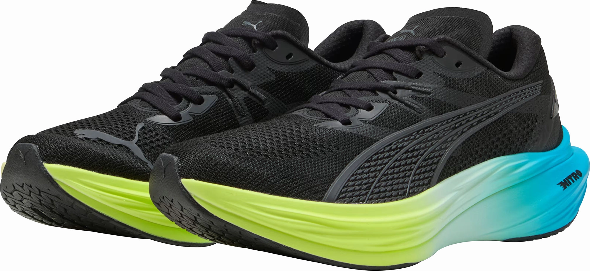 Puma Deviate Nitro 3 Mens Running Shoes - Black Elite Speed Runners