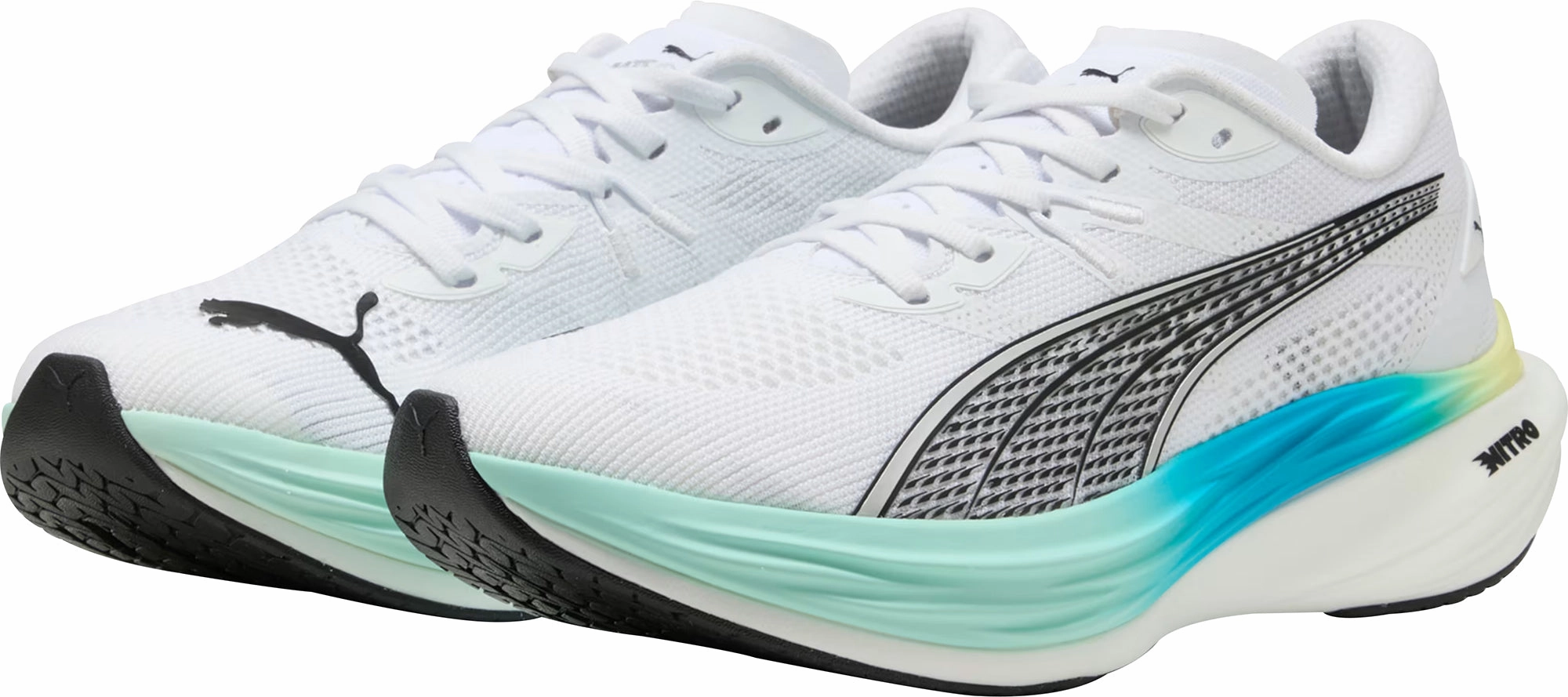 Puma Deviate Nitro 3 Mens Running Shoes - White Elite Speed Runners