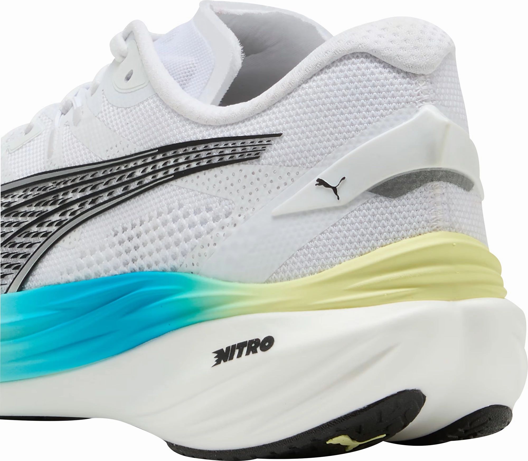 Puma Deviate Nitro 3 Mens Running Shoes - White Elite Speed Runners