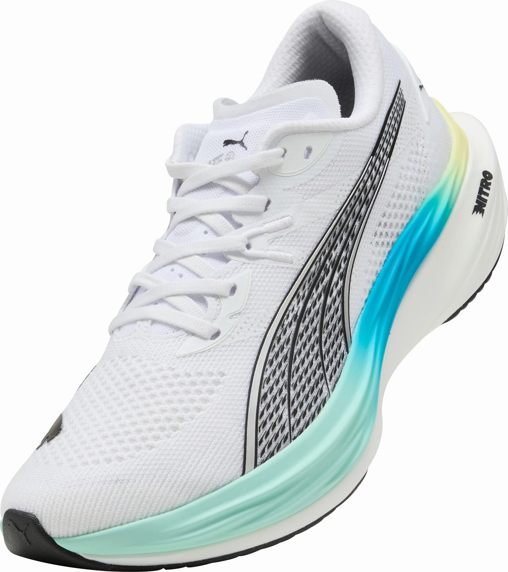 Puma Deviate Nitro 3 Mens Running Shoes - White Elite Speed Runners