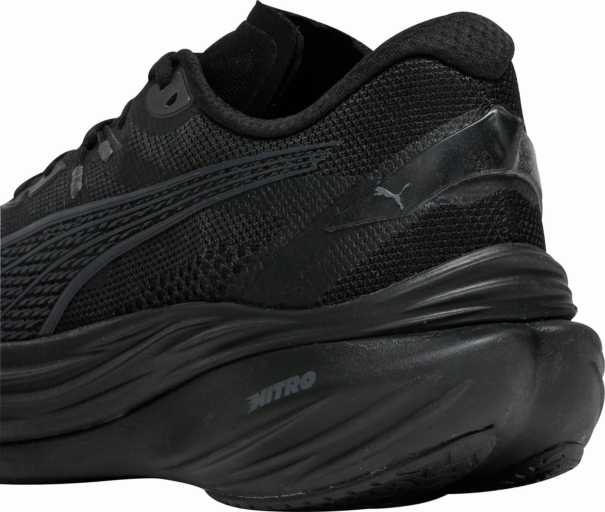 Puma Deviate Nitro 3 WIDE FIT Mens Running Shoes - Black Elite Speed Runners