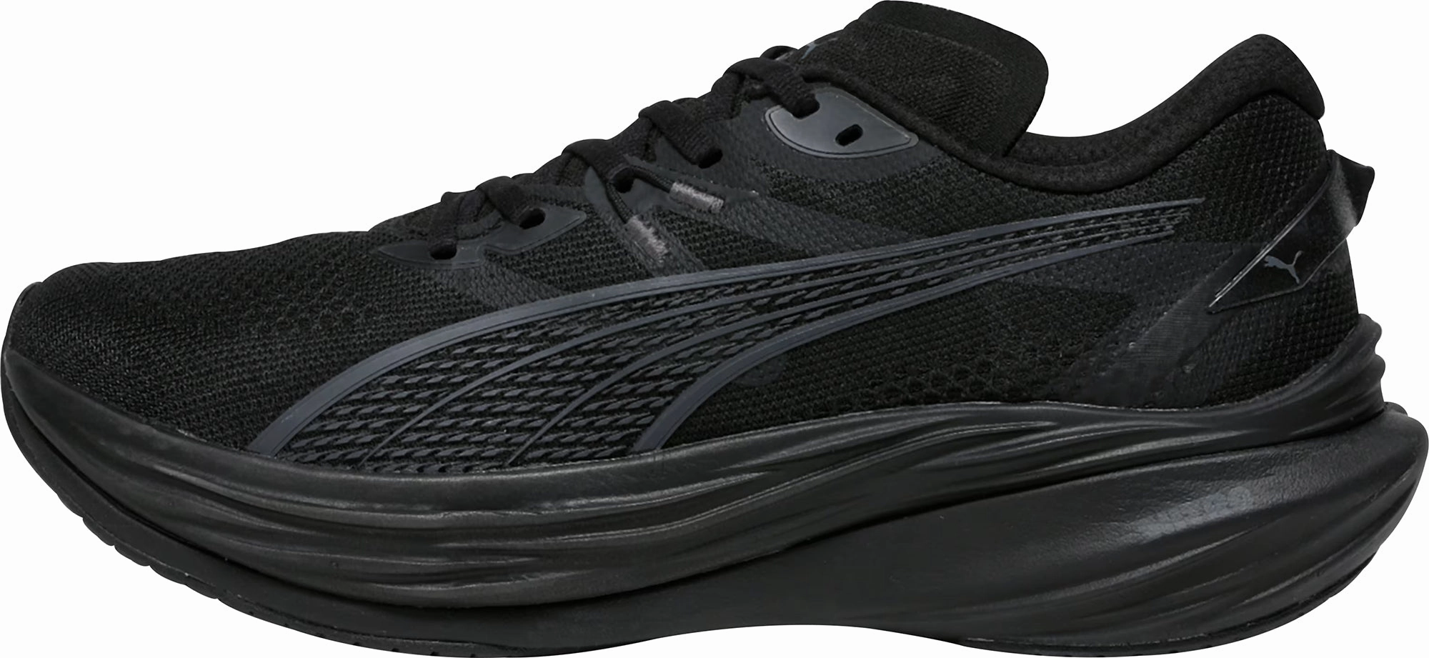Puma Deviate Nitro 3 WIDE FIT Mens Running Shoes - Black Puma Deviate Nitro design