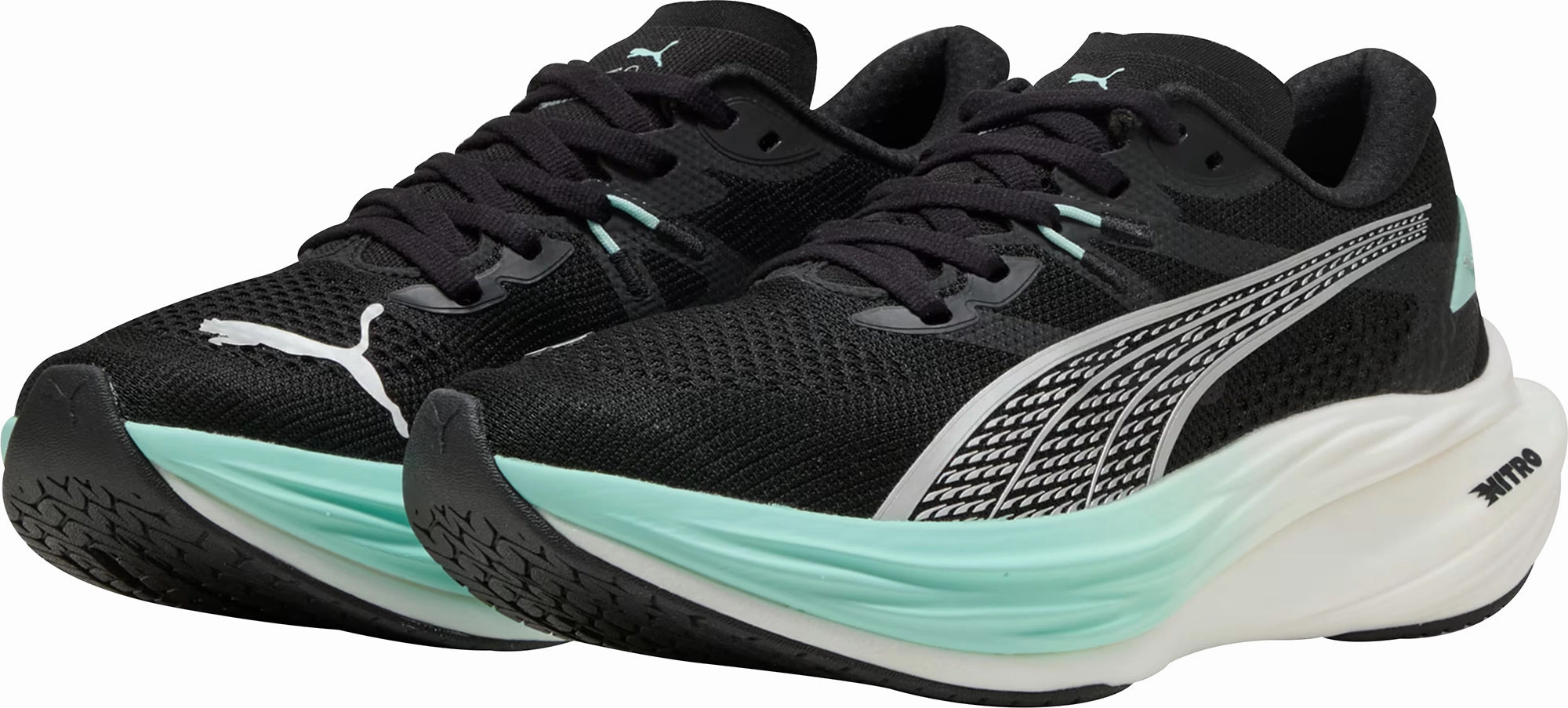 Puma Deviate Nitro 3 Womens Running Shoes - Black Elite Speed Runners