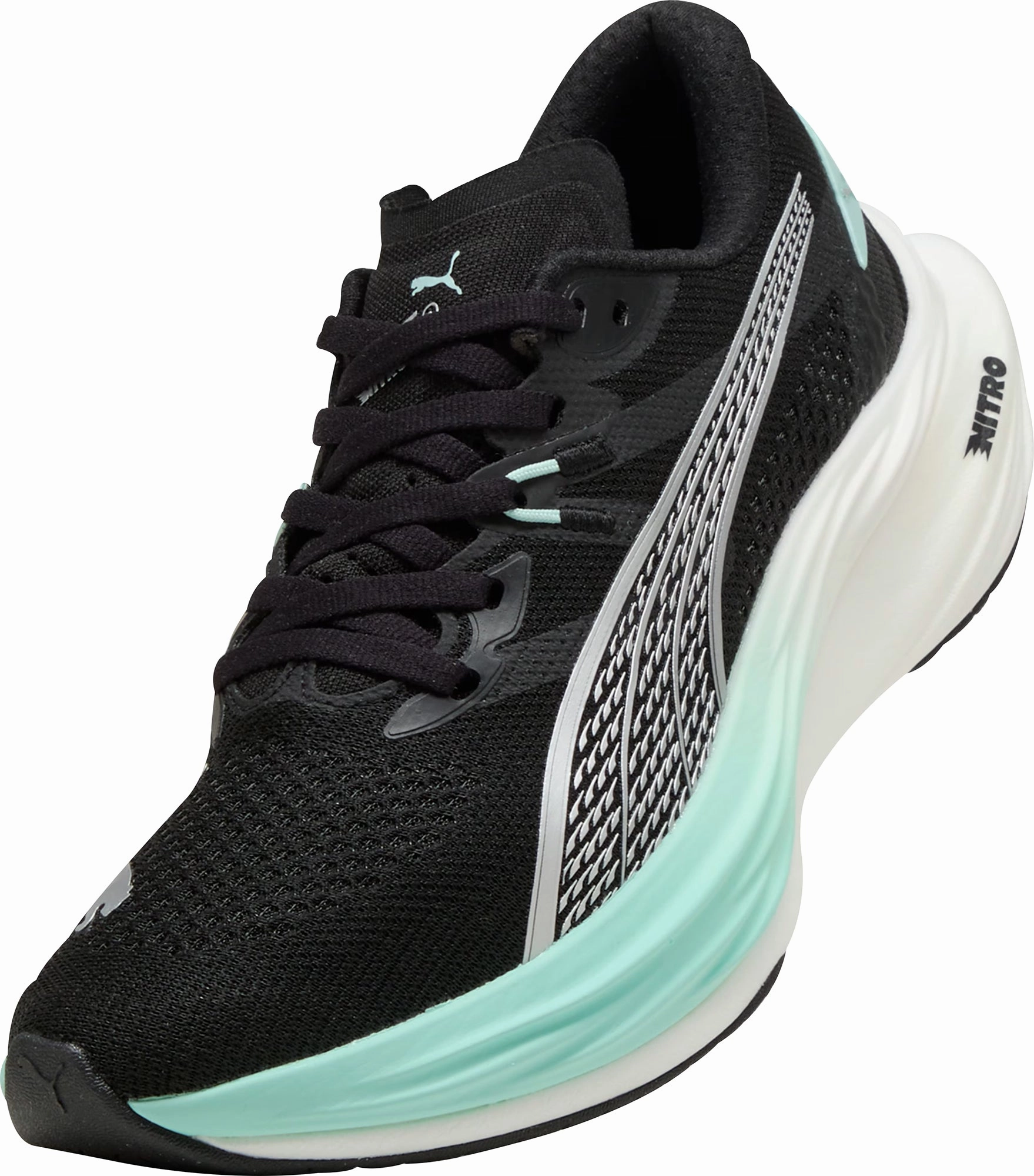 Puma Deviate Nitro 3 Womens Running Shoes - Black Elite Speed Runners