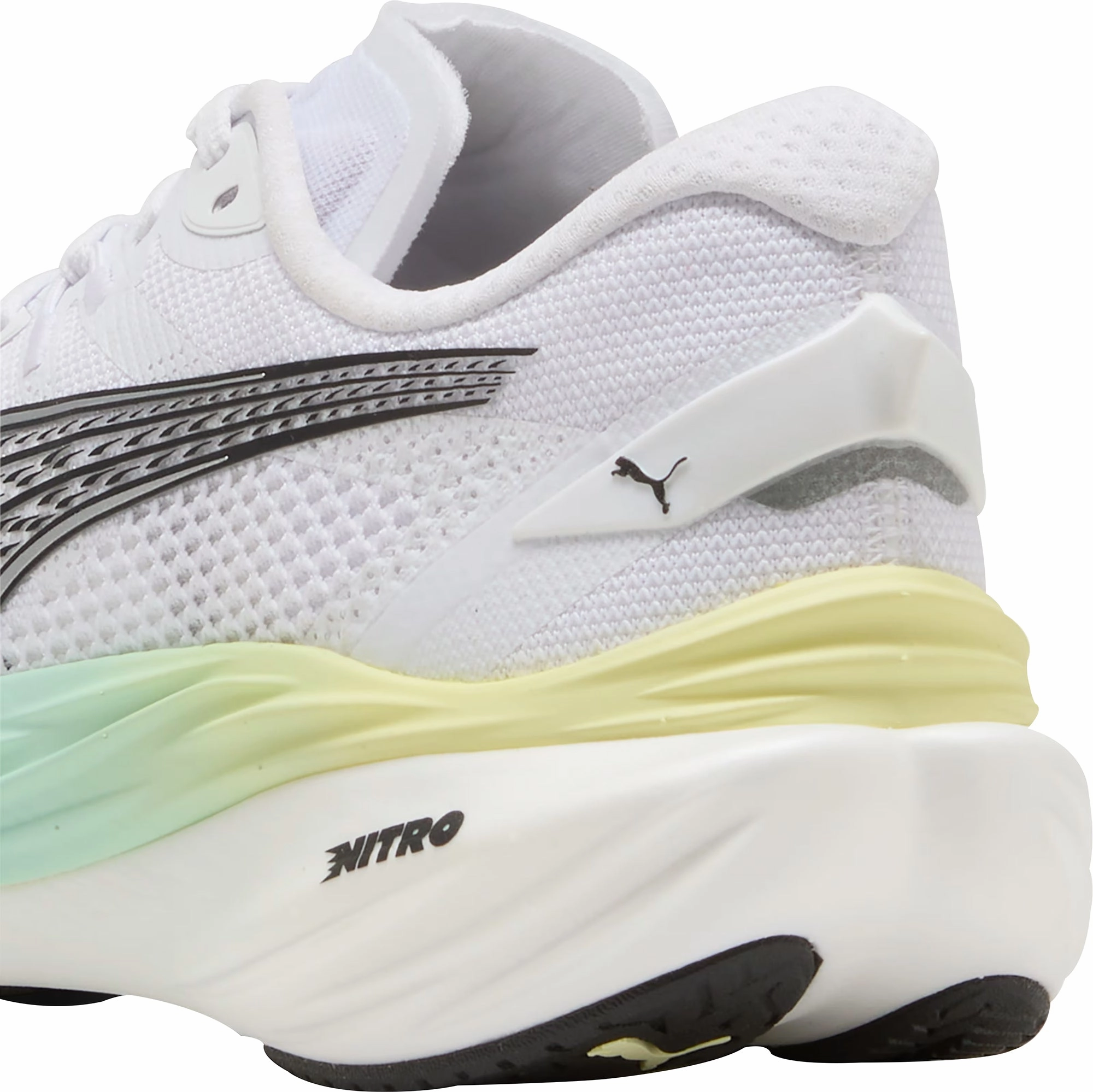 Puma Deviate Nitro 3 Womens Running Shoes - White Elite Speed Runners