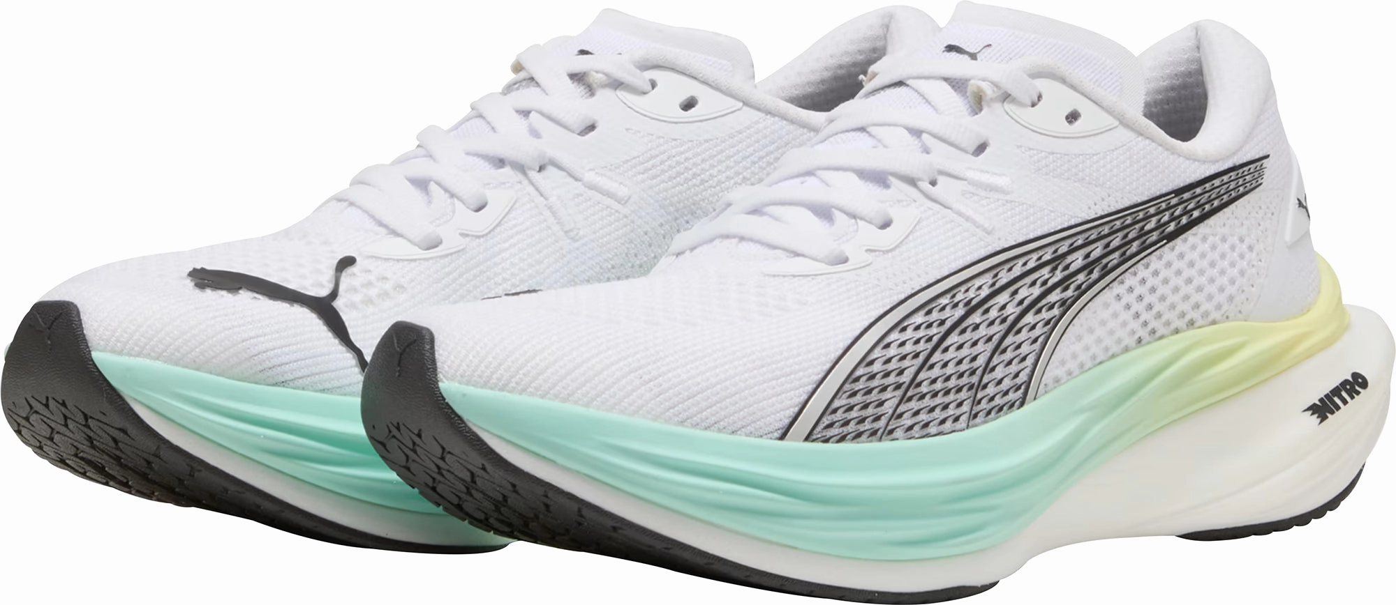 Puma Deviate Nitro 3 Womens Running Shoes - White Elite Speed Runners