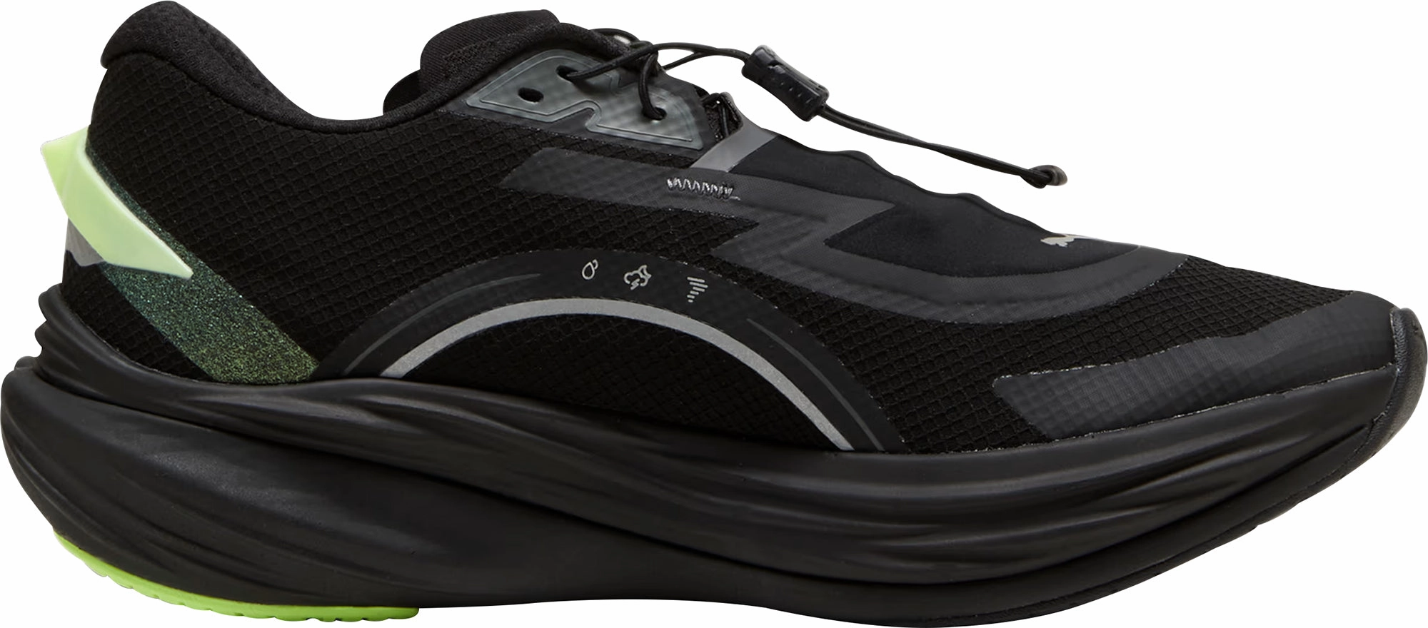 Puma Deviate Nitro 3 WTR  Mens Running Shoes - Black Elite Speed Runners