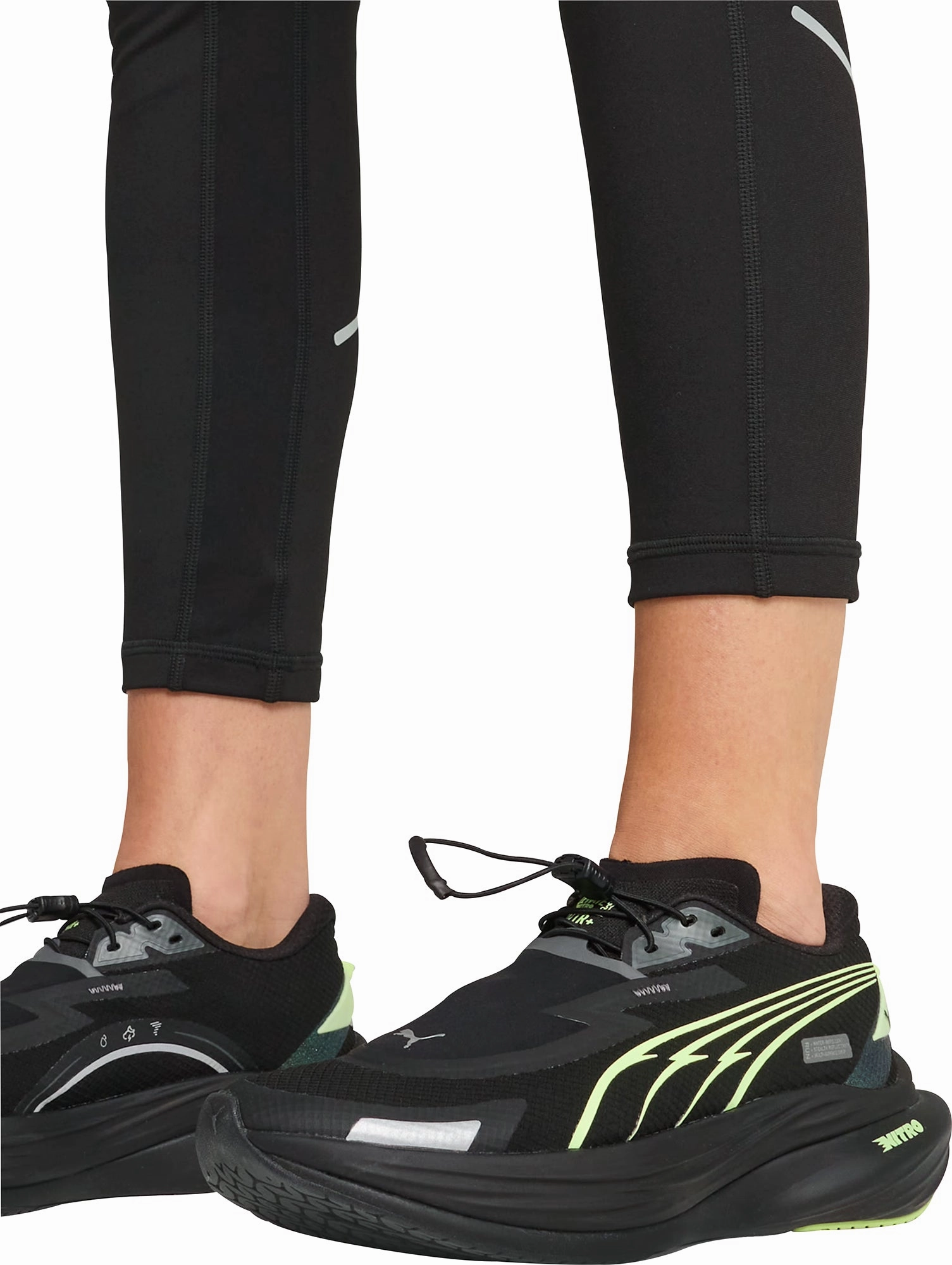 Puma Deviate Nitro 3 WTR  Womens Running Shoes - Black Elite Speed Runners
