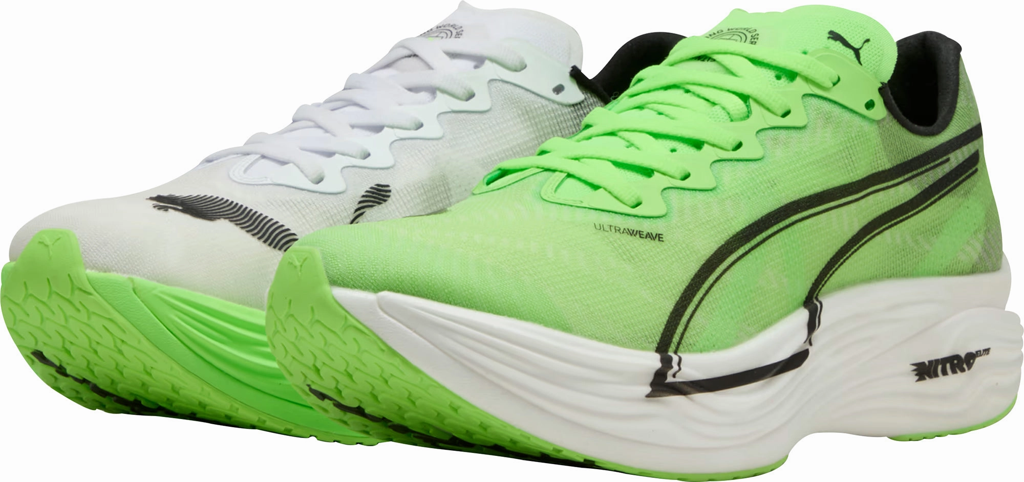Puma Deviate Nitro Elite 3 HYROX Mens Running Shoes - Green Elite Speed Runners