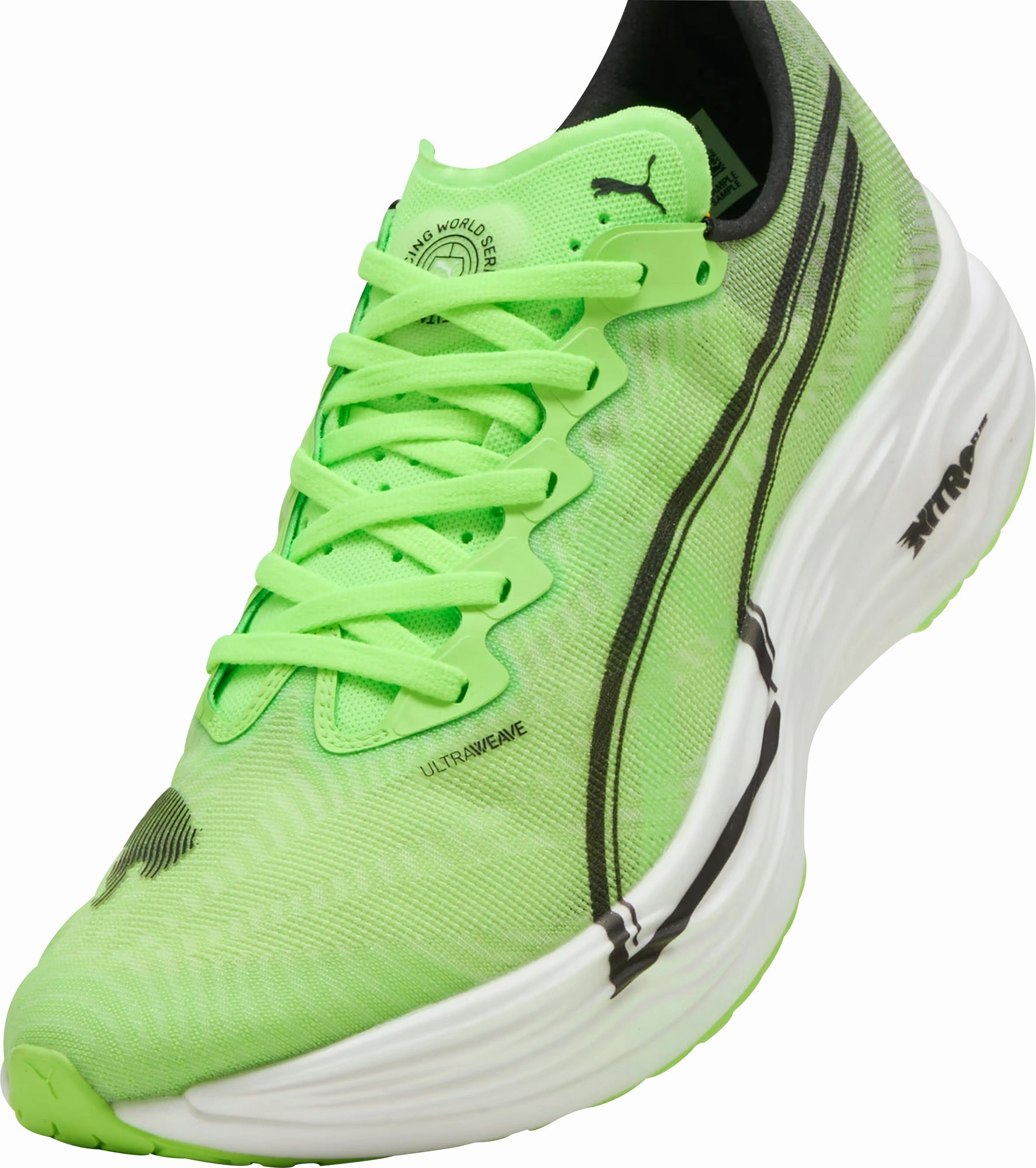 Puma Deviate Nitro Elite 3 HYROX Mens Running Shoes - Green Elite Speed Runners