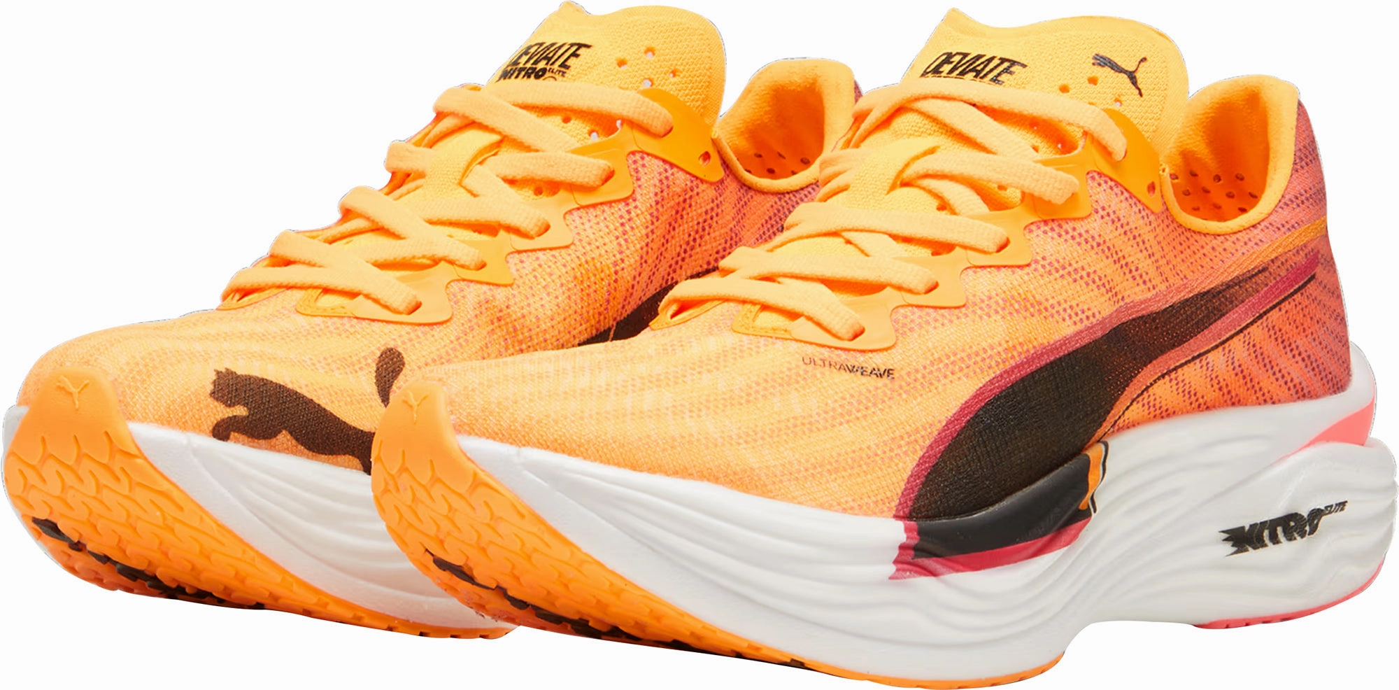Puma Deviate Nitro Elite 3 Womens Running Shoes - Orange Elite Speed Runners
