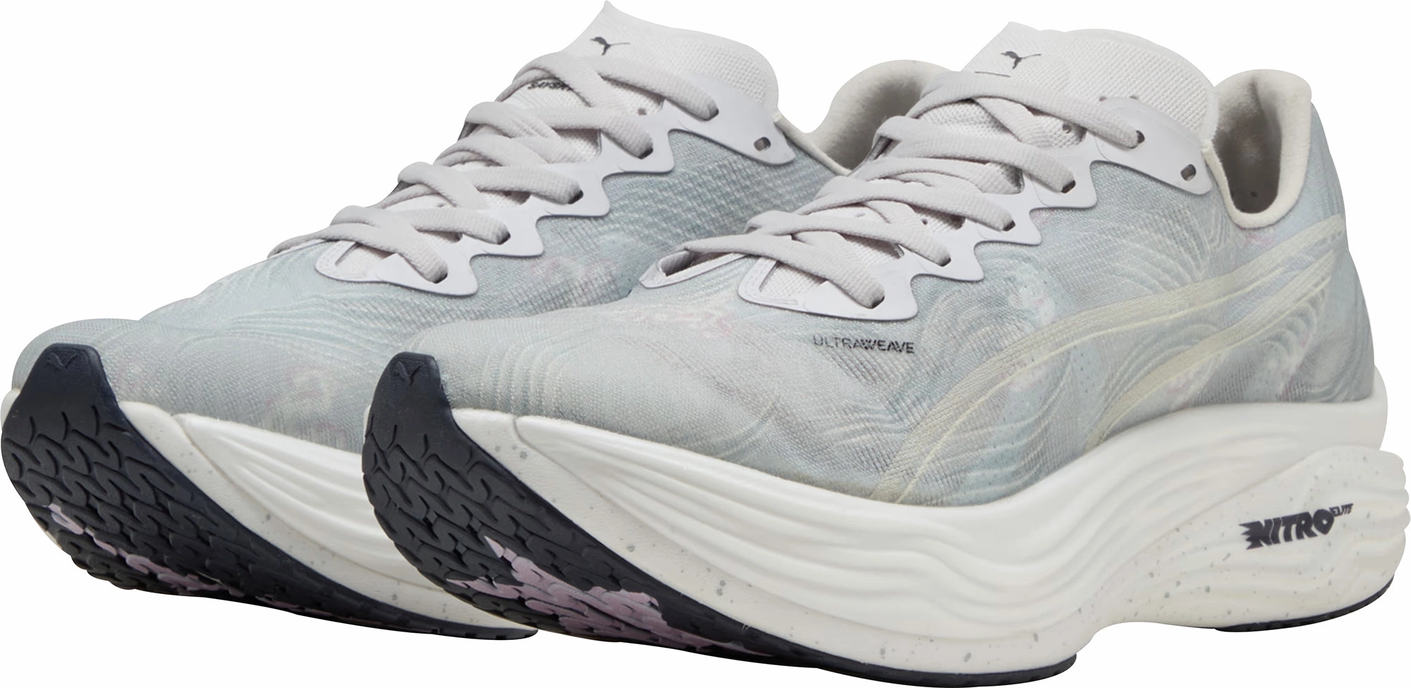 Puma Deviate Nitro Elite 3 X SAYSKY Mens Running Shoes - Grey Elite Speed Runners