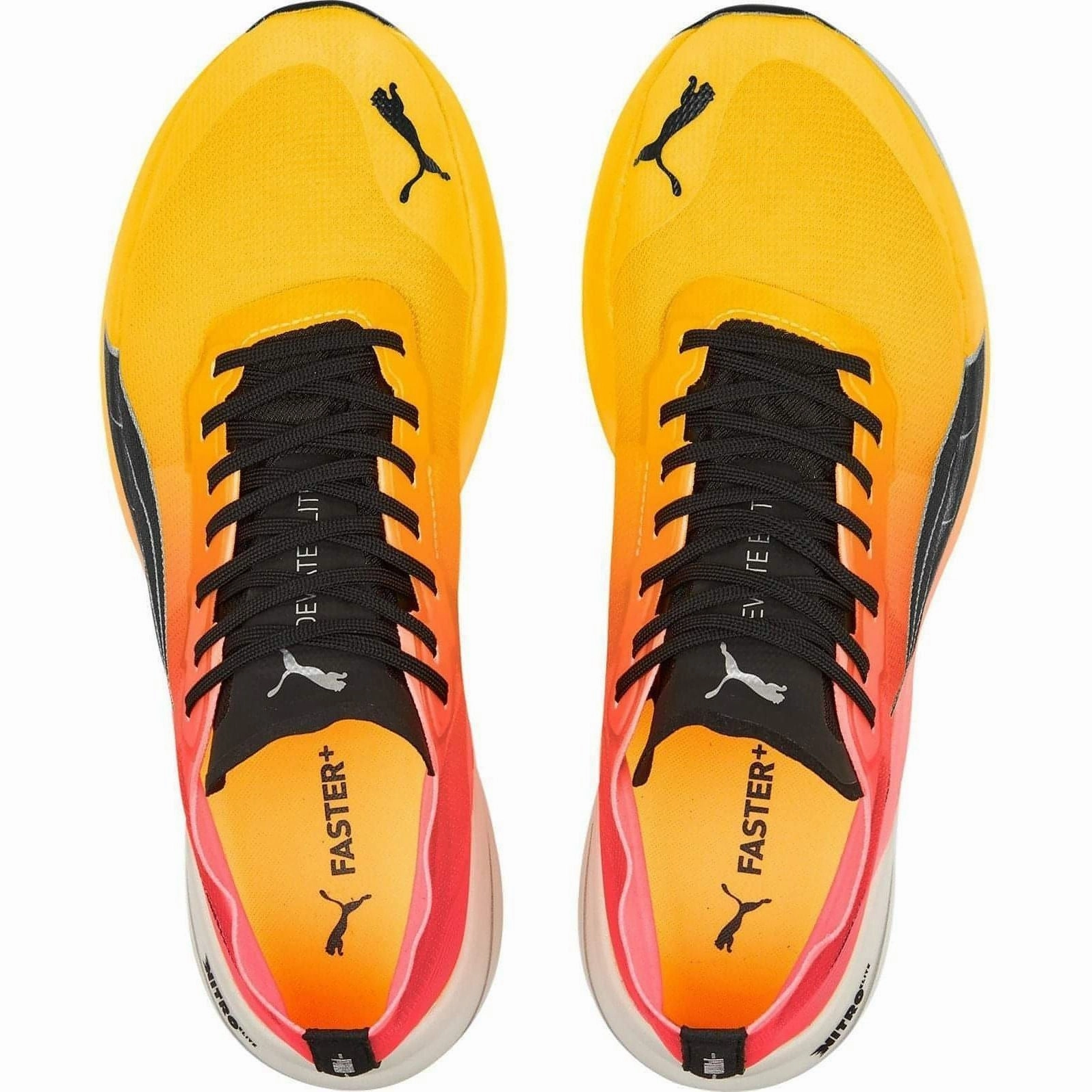 Puma Deviate Nitro Elite Womens Running Shoes - Yellow Elite Speed Runners