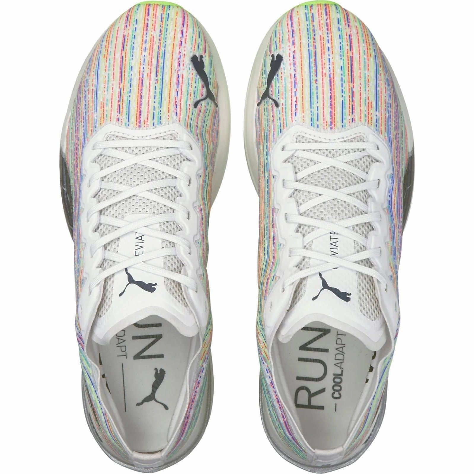 Puma Deviate Nitro Spectra Mens Running Shoes - White Elite Speed Runners