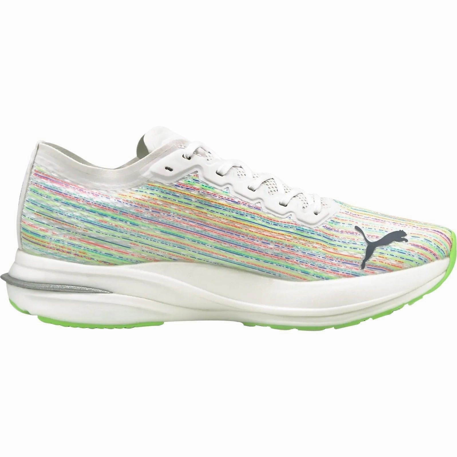 Puma Deviate Nitro Spectra Mens Running Shoes - White Elite Speed Runners