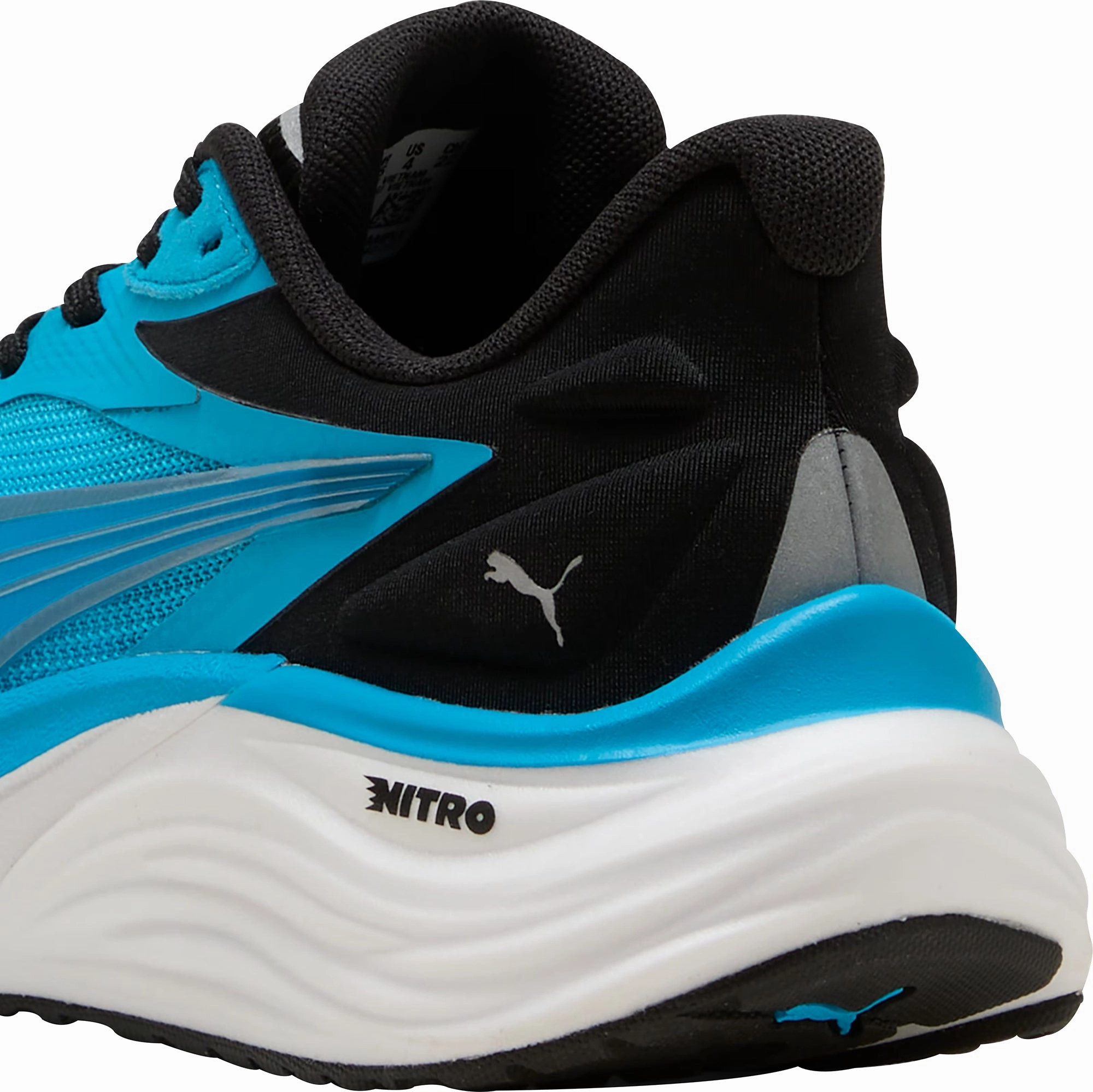 Puma Electrify Nitro 4 Junior Running Shoes - Blue Performance Fit Sneakers