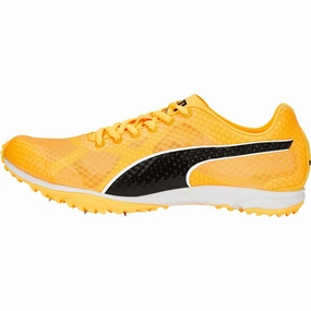 Puma evoSpeed Haraka 7 Cross Country Spikes - Orange Puma sport shoes with bold branding