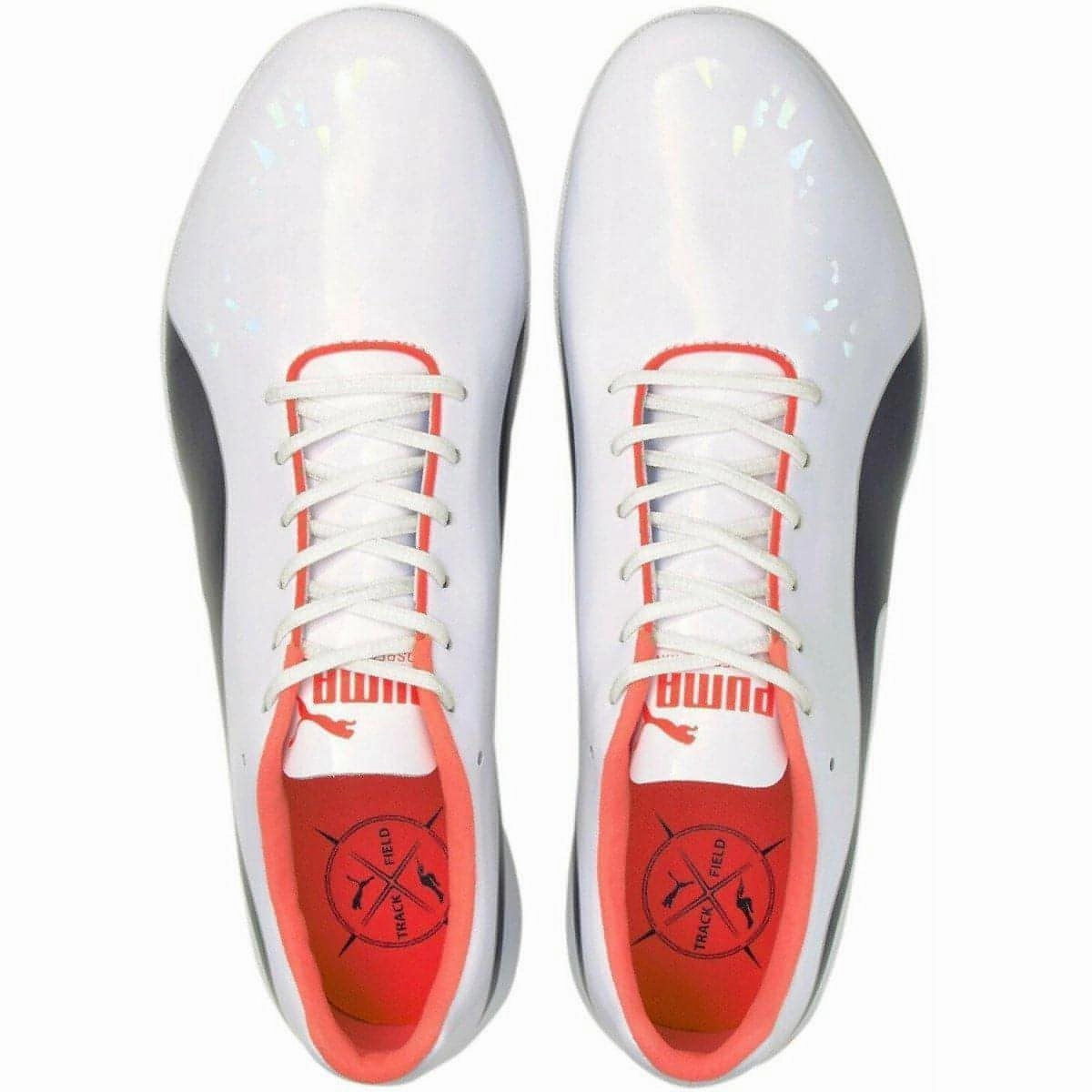 Puma evoSpeed Sprint 10 Running Spikes - White Cozy Footwear