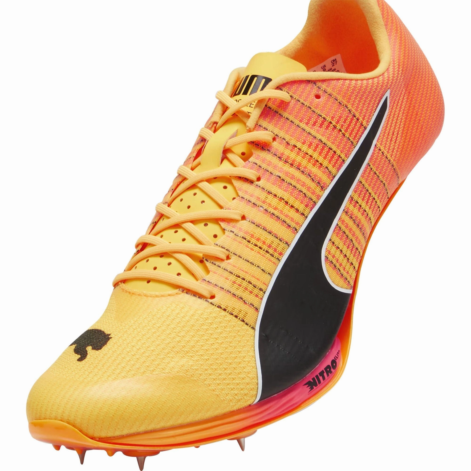 Puma evoSpeed Sprint Nitro 2 Running Spikes - Orange Bold Sneakers