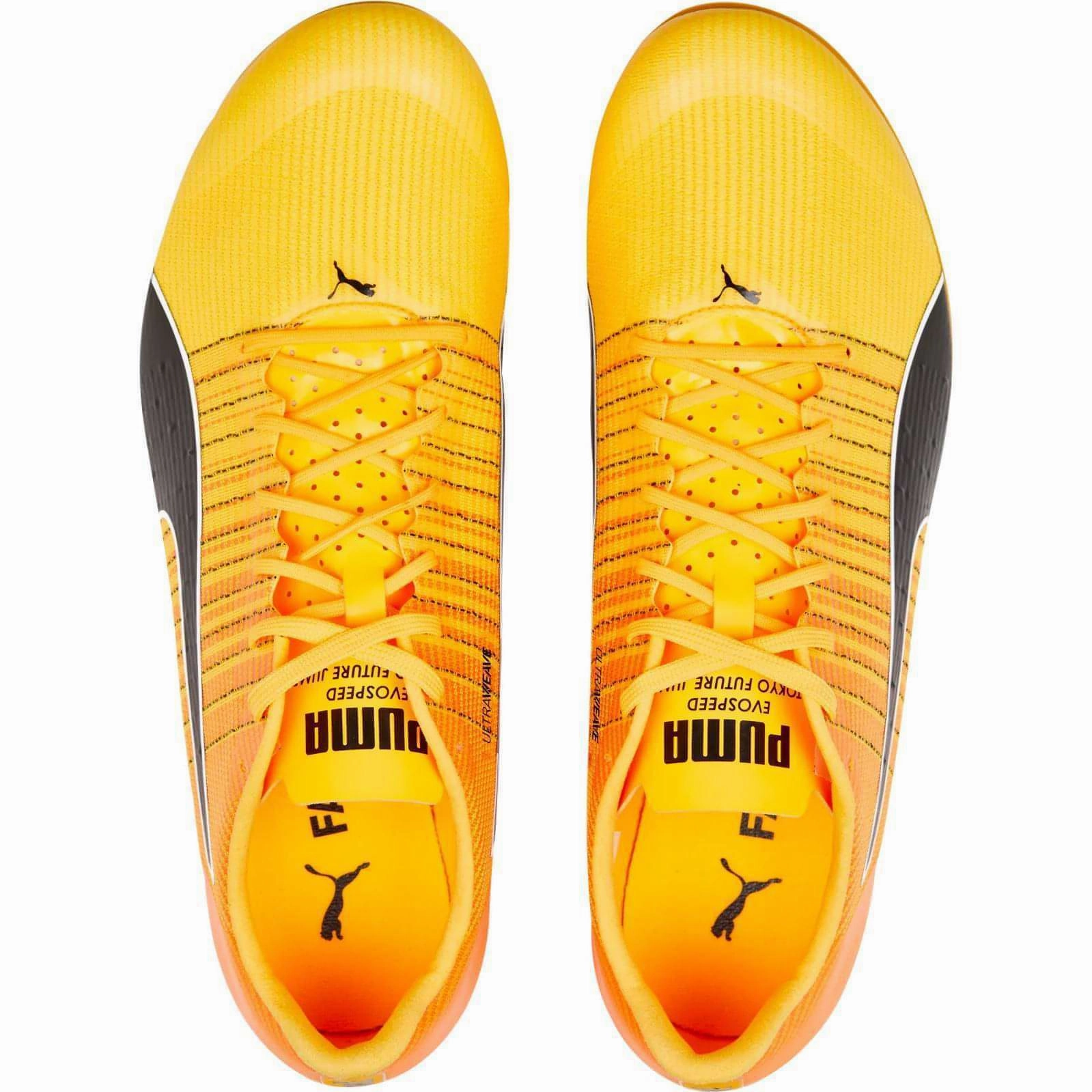 Puma evoSpeed Tokyo Future 4 Jump Field Event Spikes - Orange Cozy Footwear