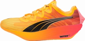 Puma Fast-FWD Nitro Elite Womens Running Shoes - Orange Puma sport shoes with bold branding