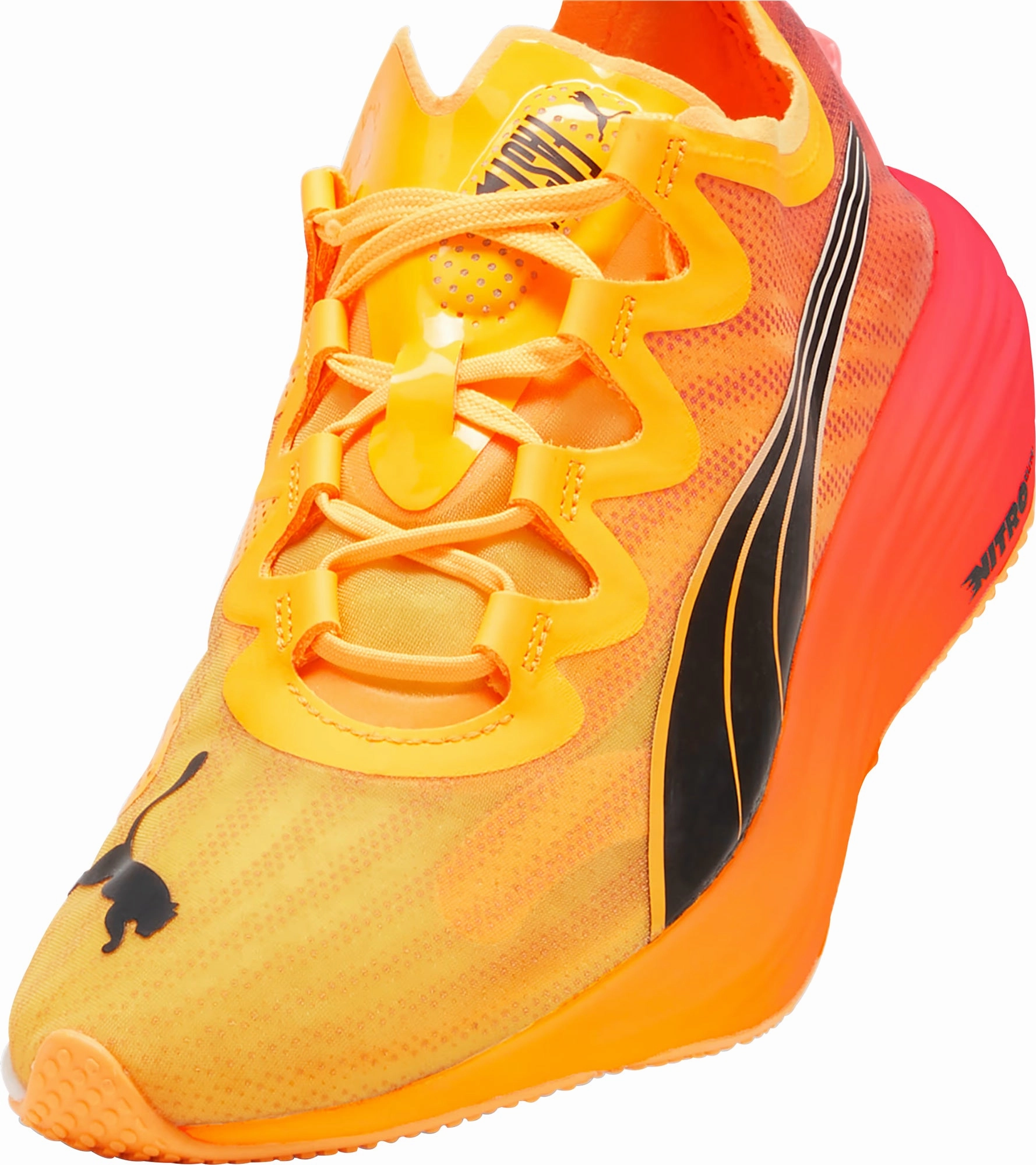 Puma Fast-FWD Nitro Elite Womens Running Shoes - Orange Cozy Footwear