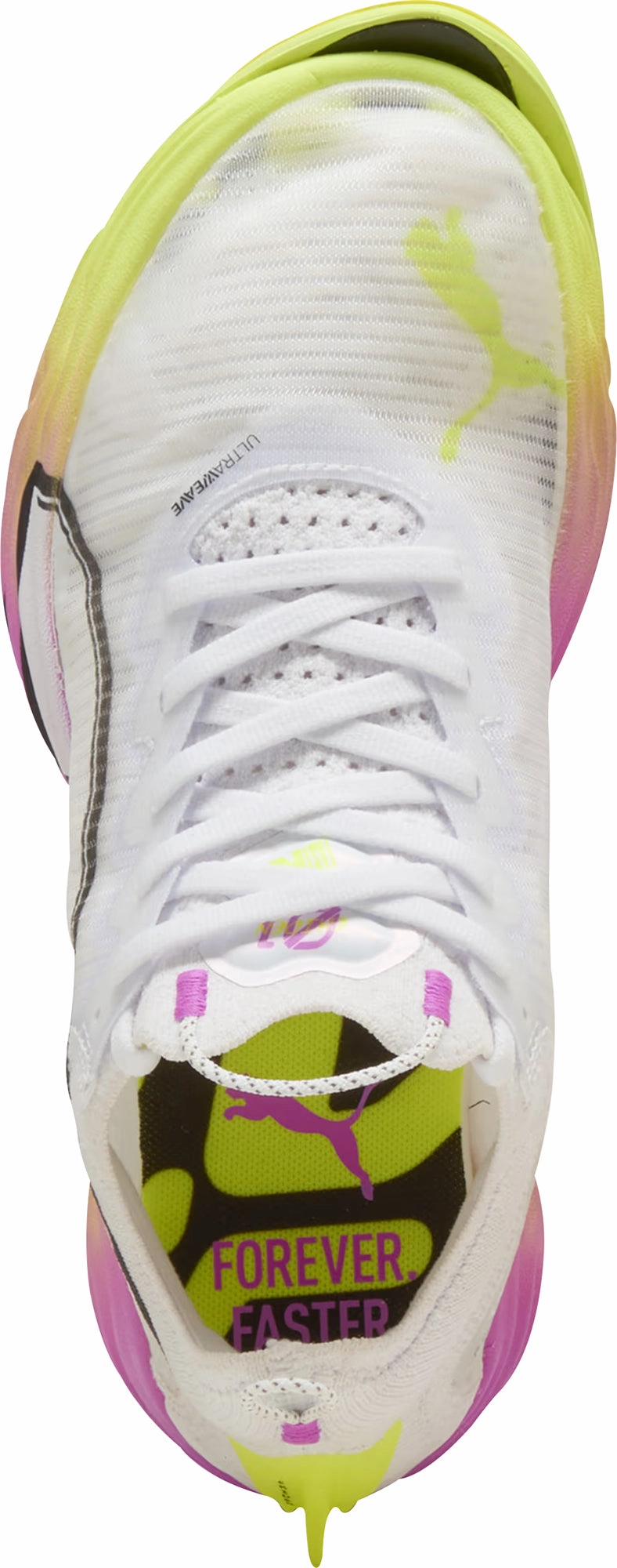 Puma Fast-R Nitro Elite 2 Ekiden Glow Mens Running Shoes - White Lightweight Racing Shoes