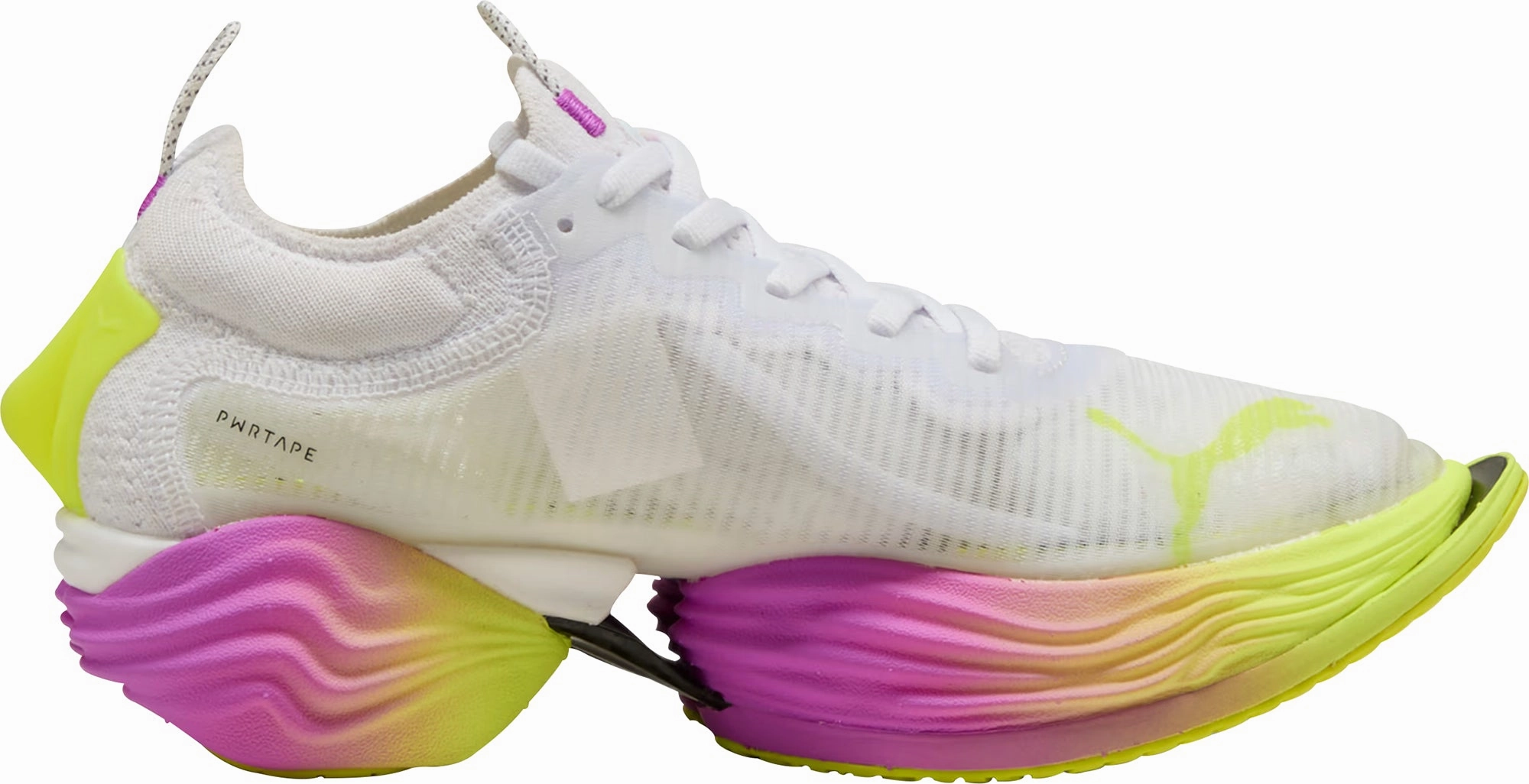 Puma Fast-R Nitro Elite 2 Ekiden Glow Mens Running Shoes - White Lightweight Racing Shoes