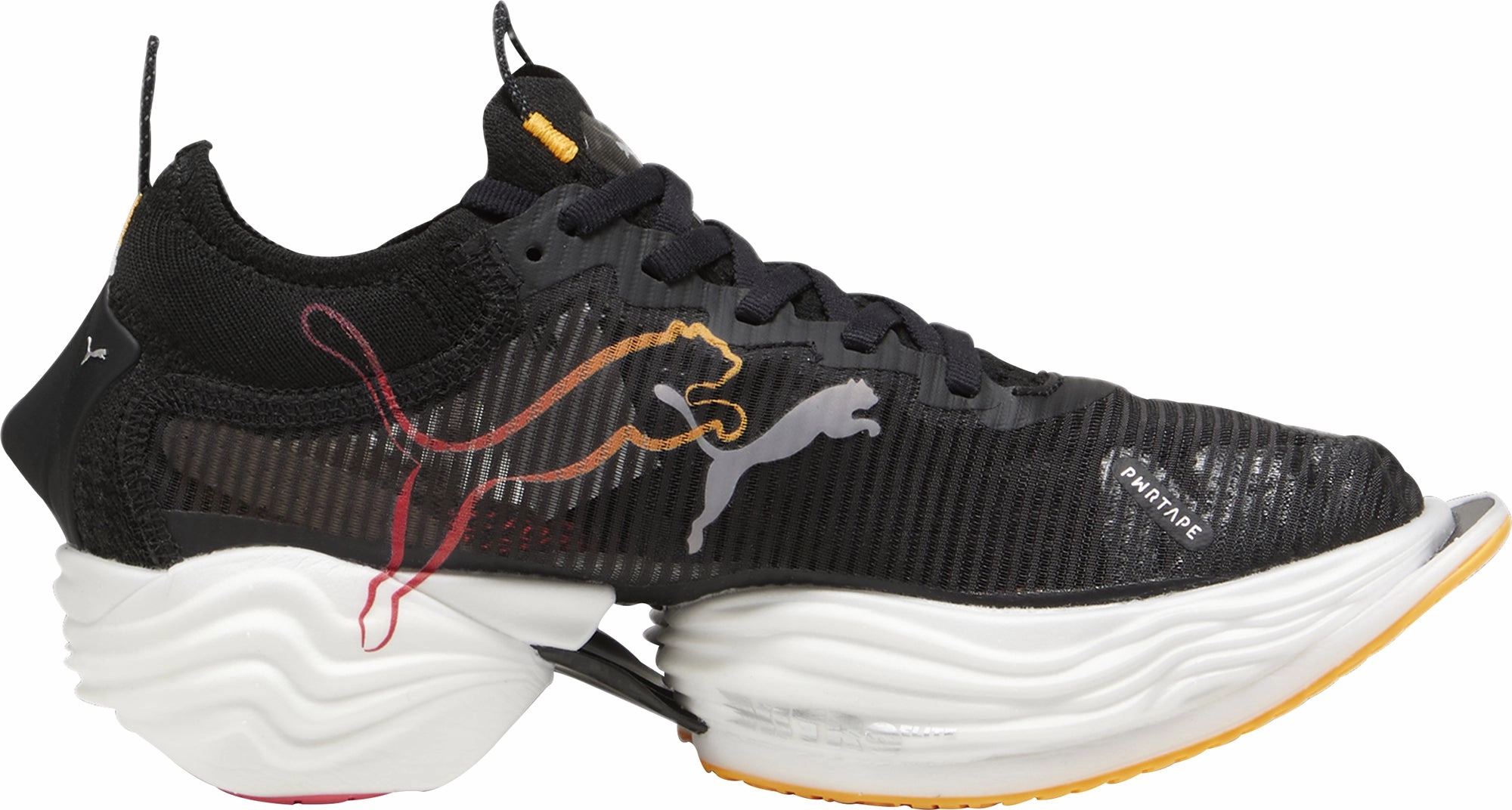 Puma Fast-R Nitro Elite 2 Mens Running Shoes - Black Lightweight Racing Shoes