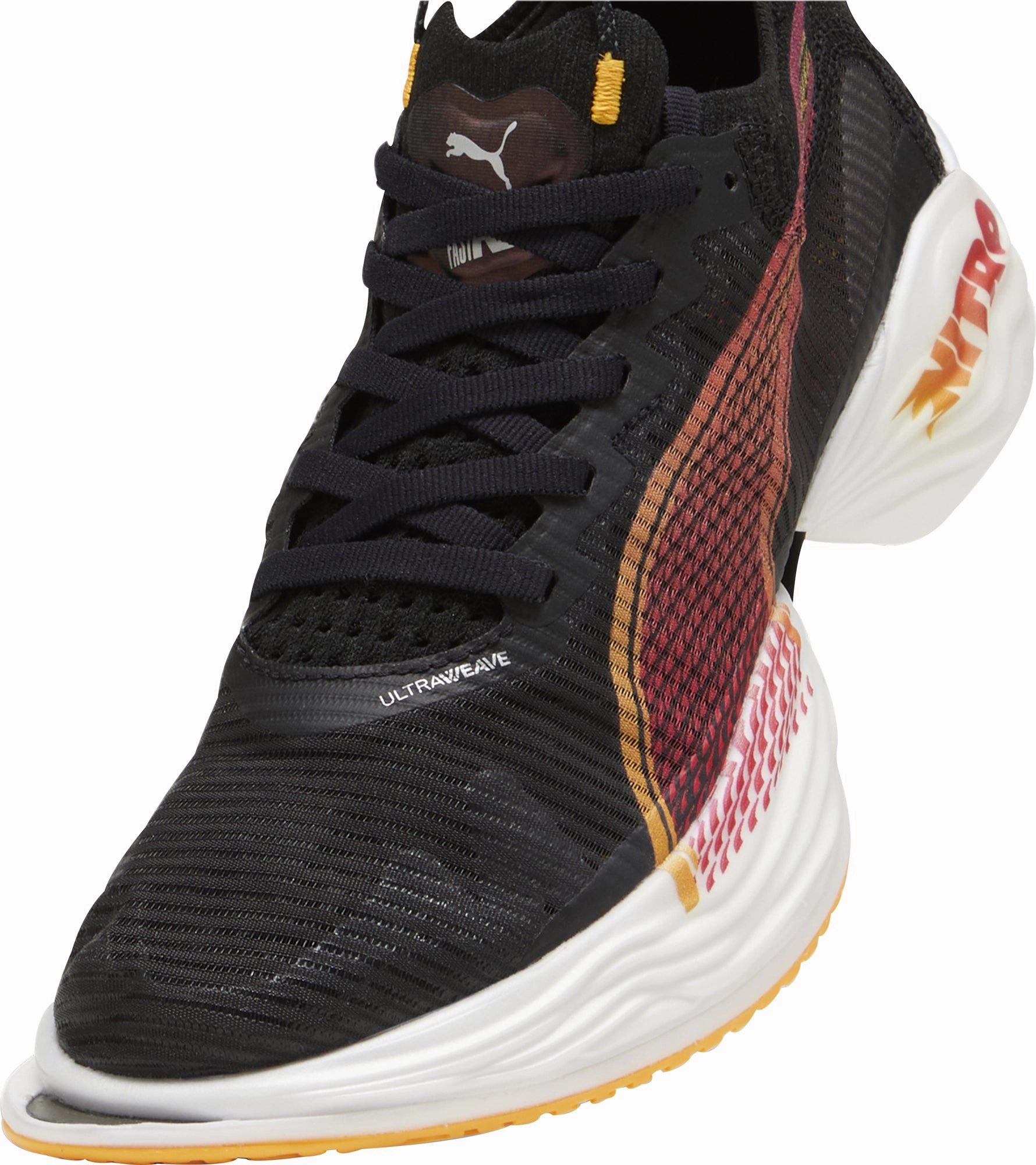 Puma Fast-R Nitro Elite 2 Mens Running Shoes - Black Lightweight Racing Shoes