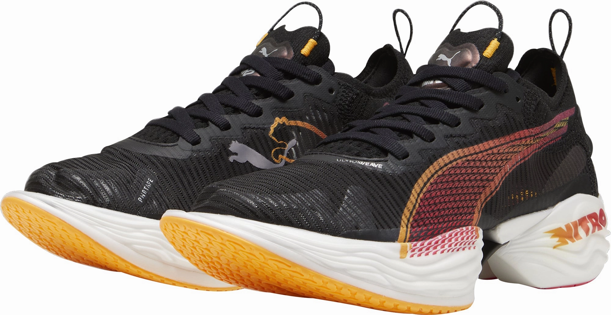 Puma Fast-R Nitro Elite 2 Mens Running Shoes - Black Lightweight Racing Shoes
