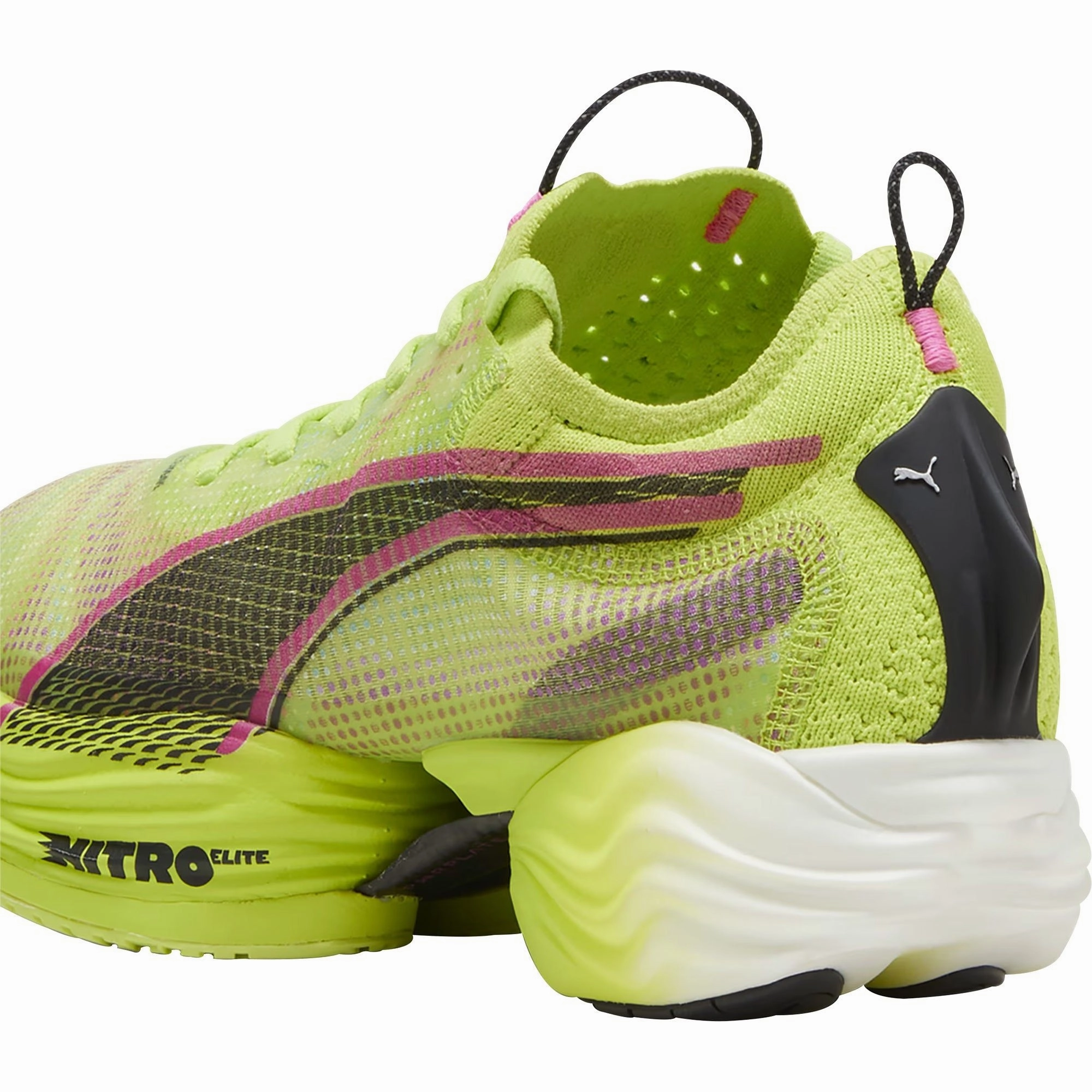 Puma Fast-R Nitro Elite 2 Mens Running Shoes - Green Lightweight Racing Shoes