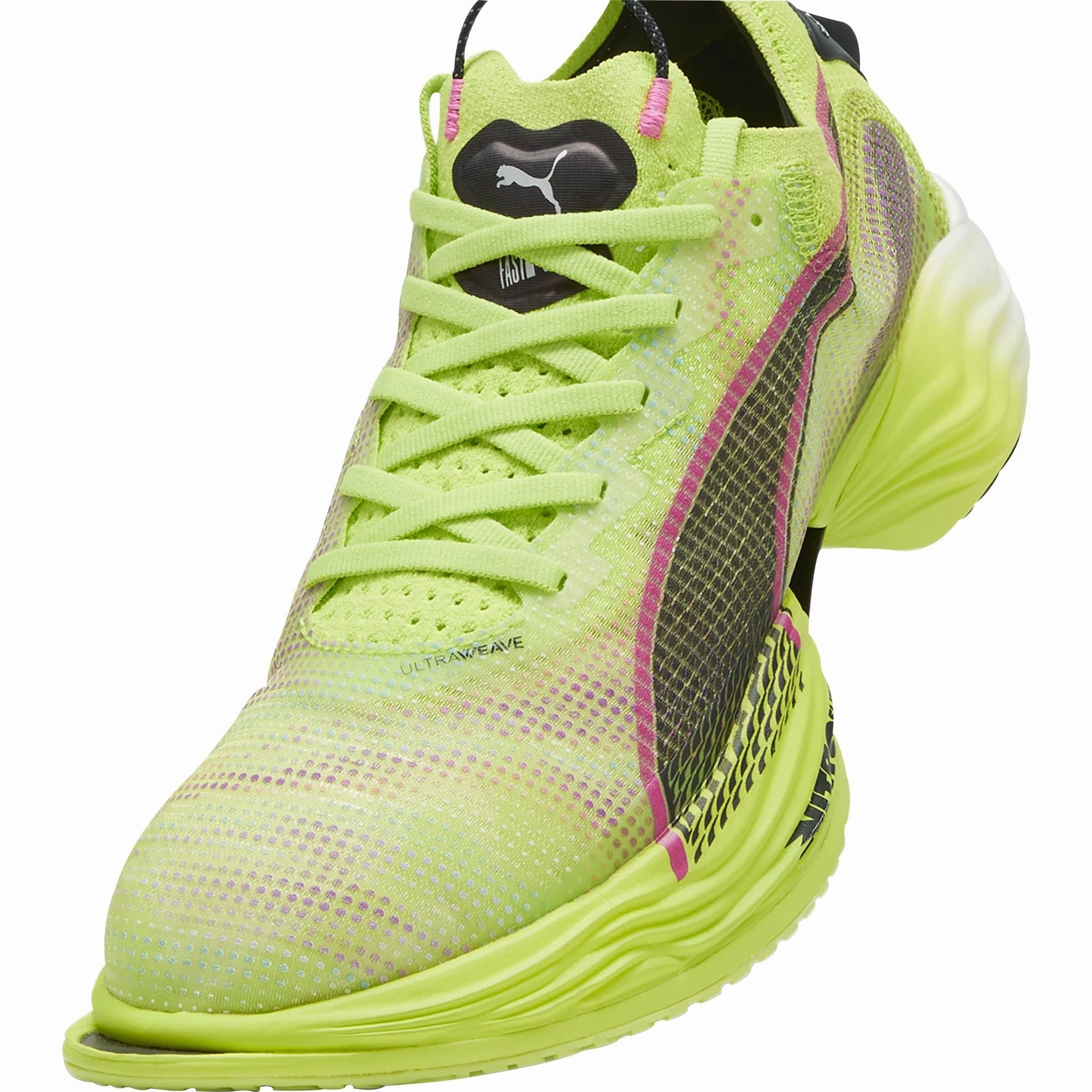 Puma Fast-R Nitro Elite 2 Mens Running Shoes - Green Lightweight Racing Shoes