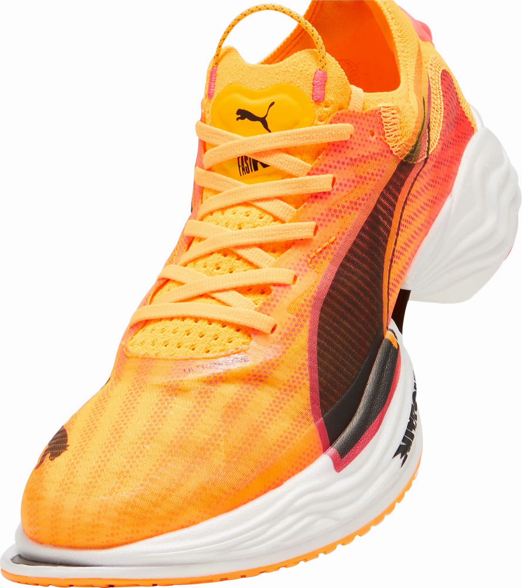 Puma Fast-R Nitro Elite 2 Mens Running Shoes - Orange Lightweight Racing Shoes