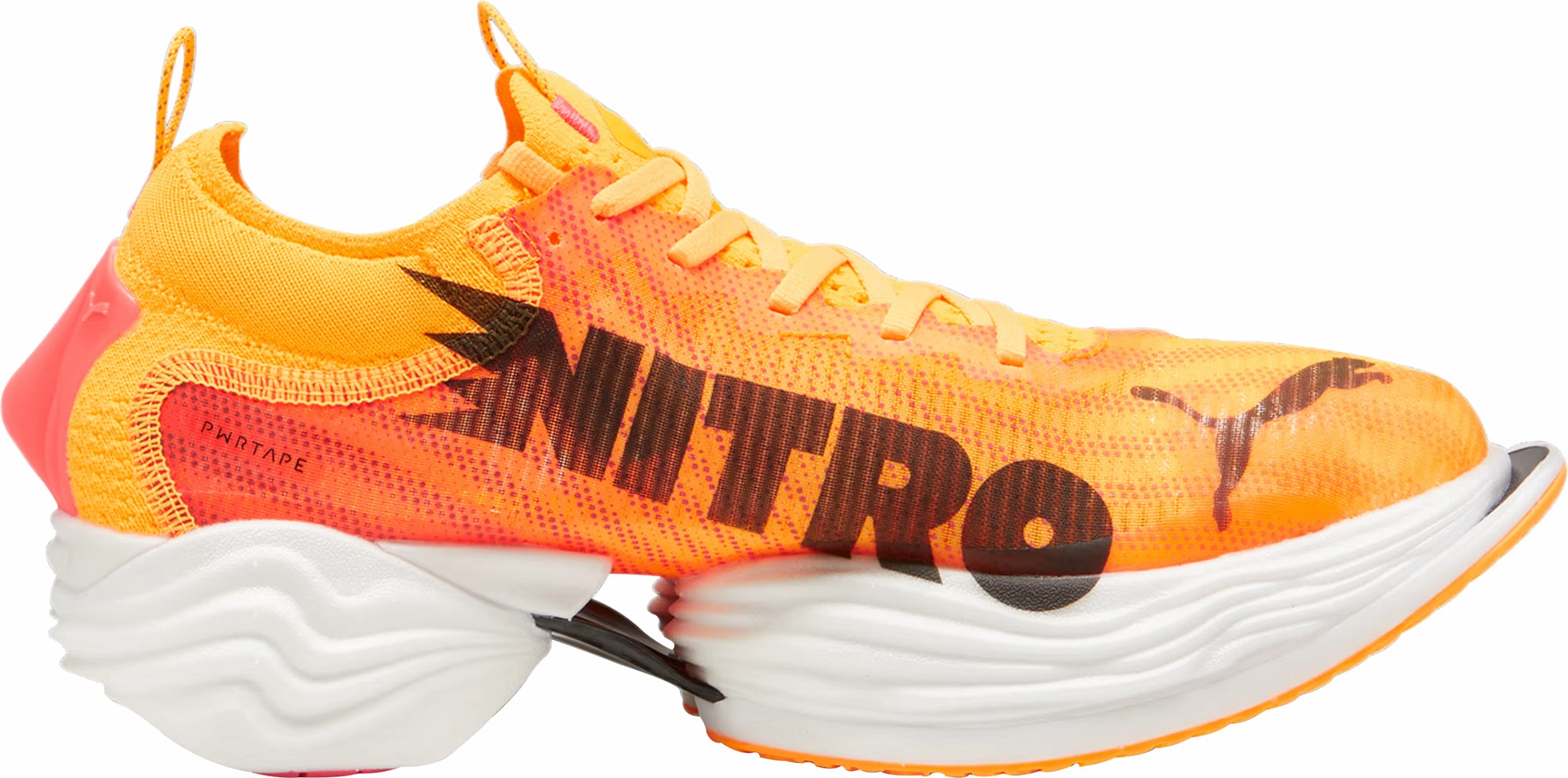Puma Fast-R Nitro Elite 2 Mens Running Shoes - Orange Lightweight Racing Shoes