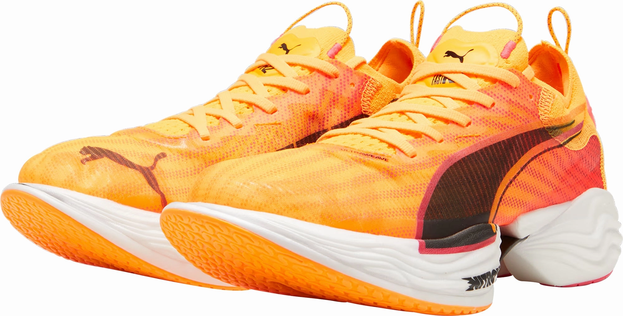 Puma Fast-R Nitro Elite 2 Mens Running Shoes - Orange Lightweight Racing Shoes