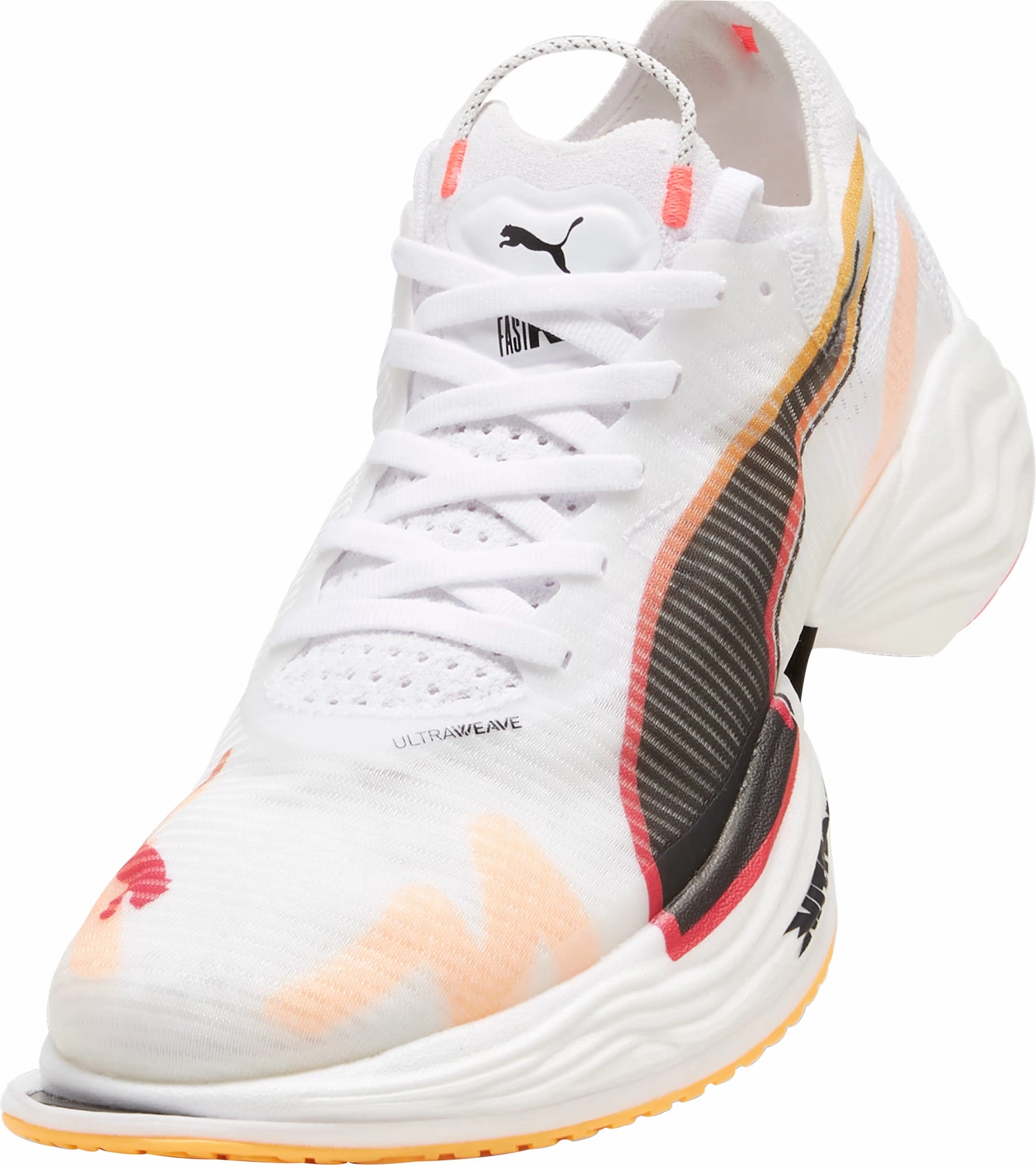 Puma Fast-R Nitro Elite 2 Mens Running Shoes - White Bold Sneakers