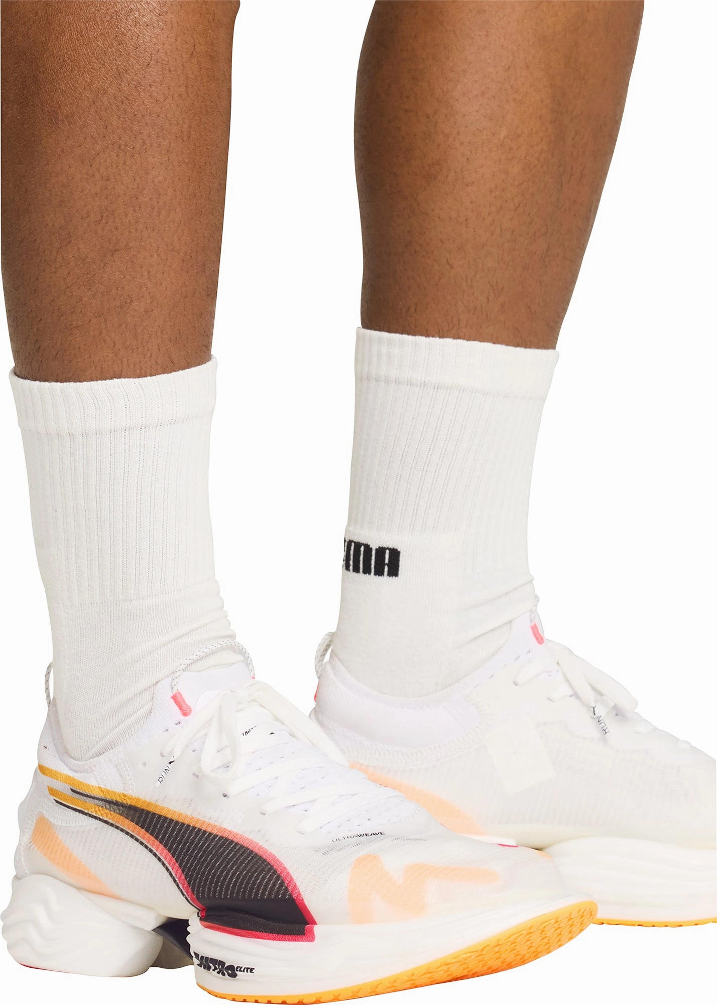 Puma Fast-R Nitro Elite 2 Mens Running Shoes - White Bold Sneakers