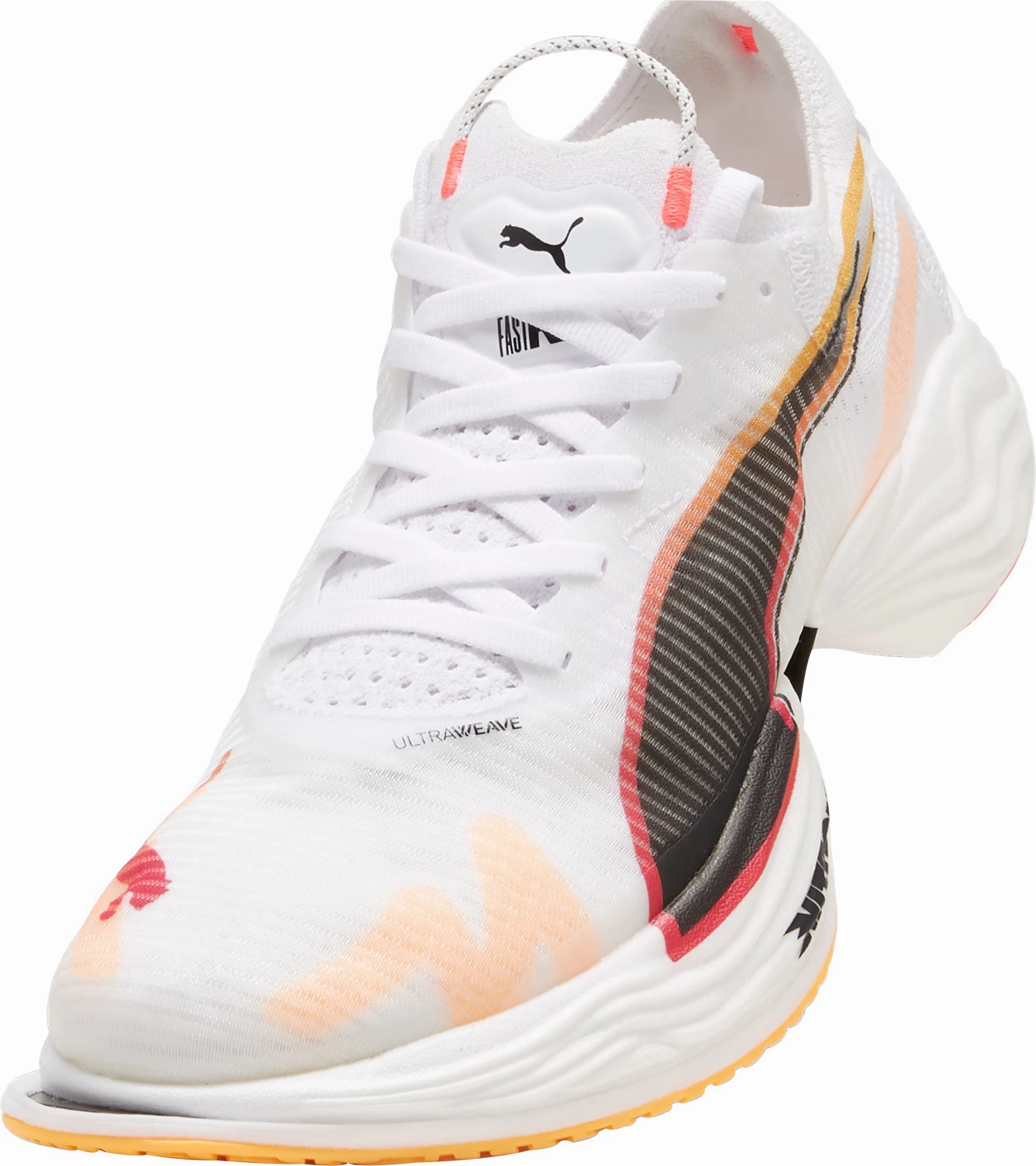 Puma Fast-R Nitro Elite 2 Mens Running Shoes - White Lightweight Racing Shoes