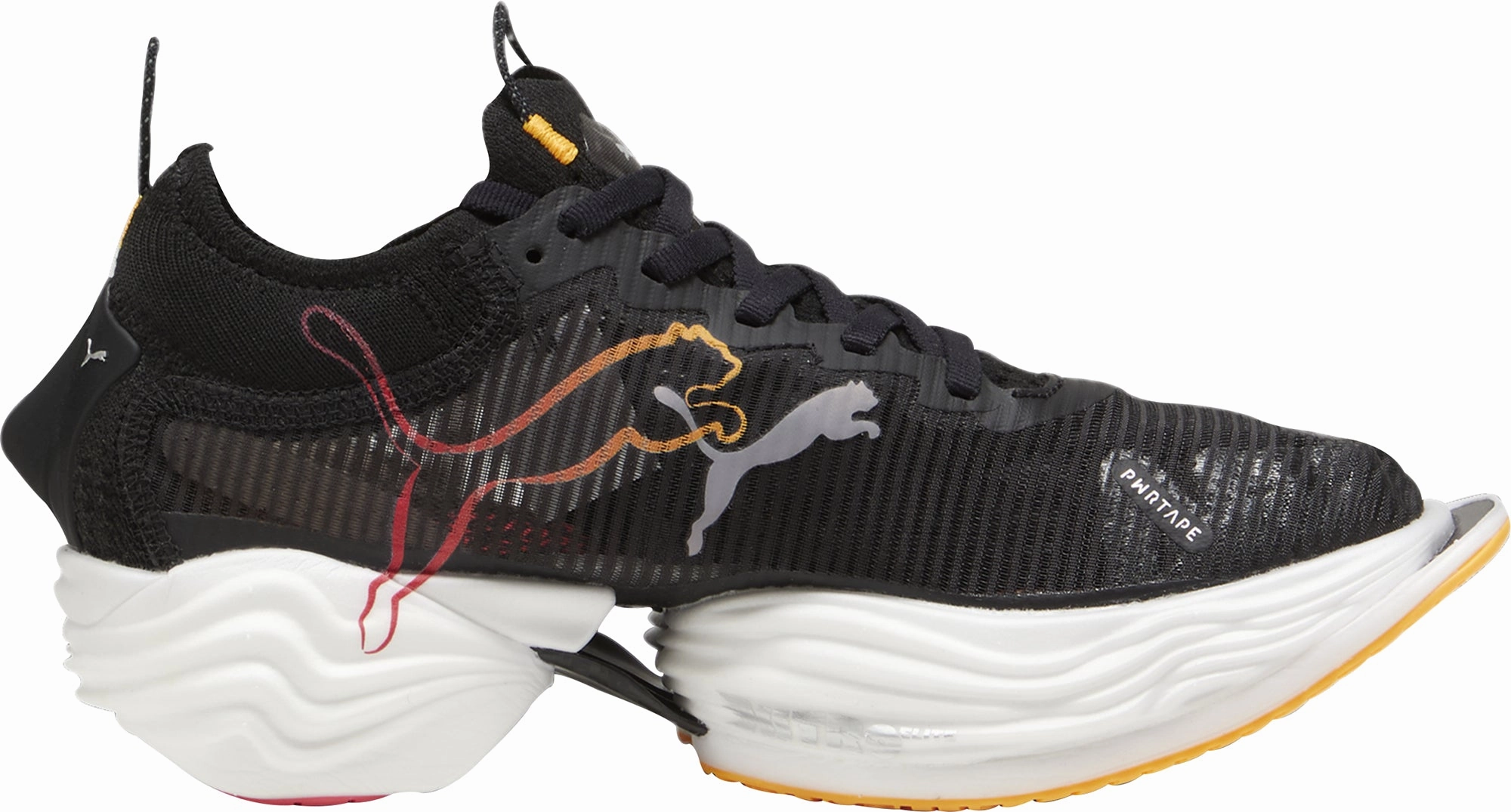 Puma Fast-R Nitro Elite 2 Womens Running Shoes - Black Lightweight Racing Shoes
